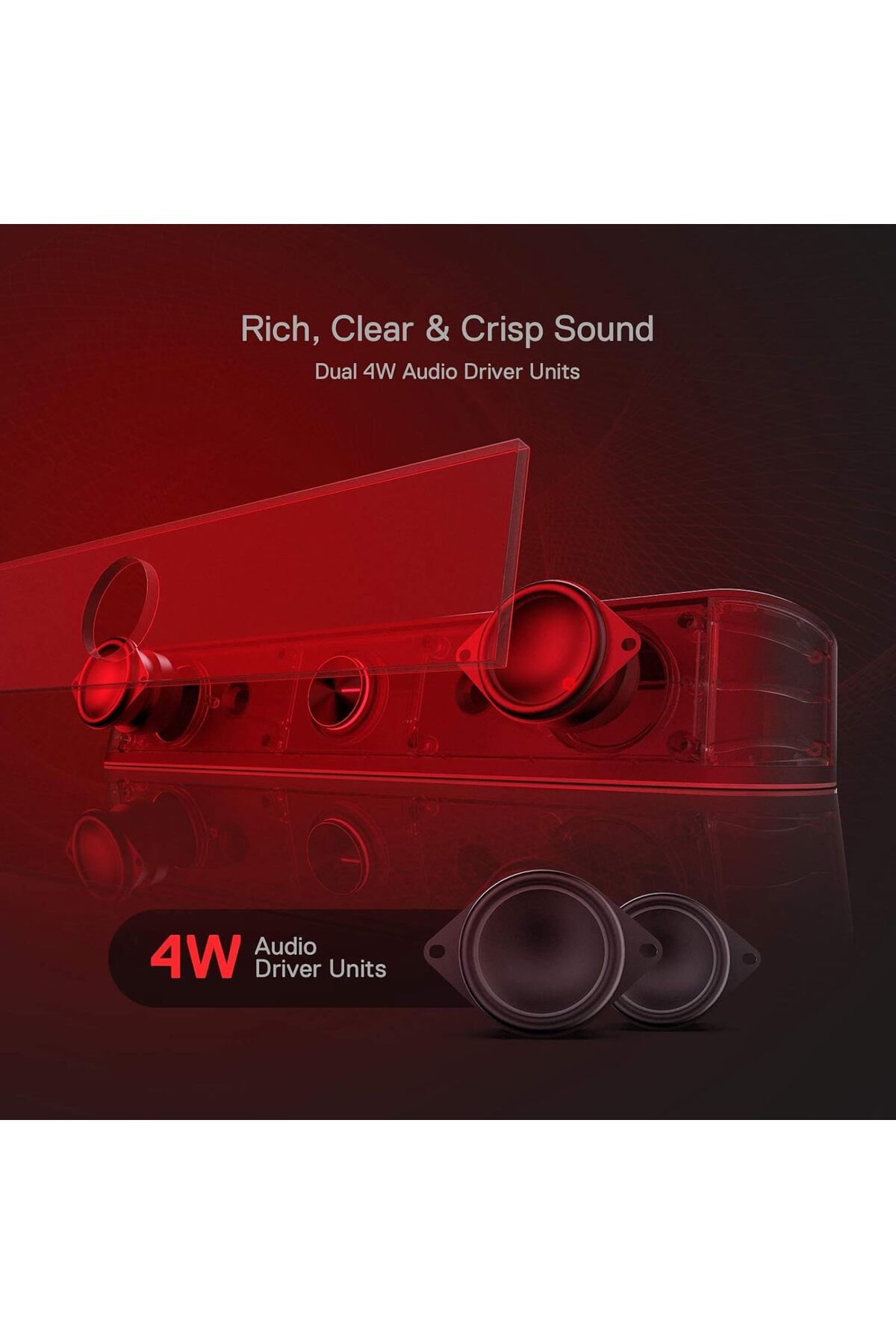 REDRAGON-Desktop Speaker GS560 RGB from Redragon, 2.0 channel computer speaker with dynamic lighting strip, s 9