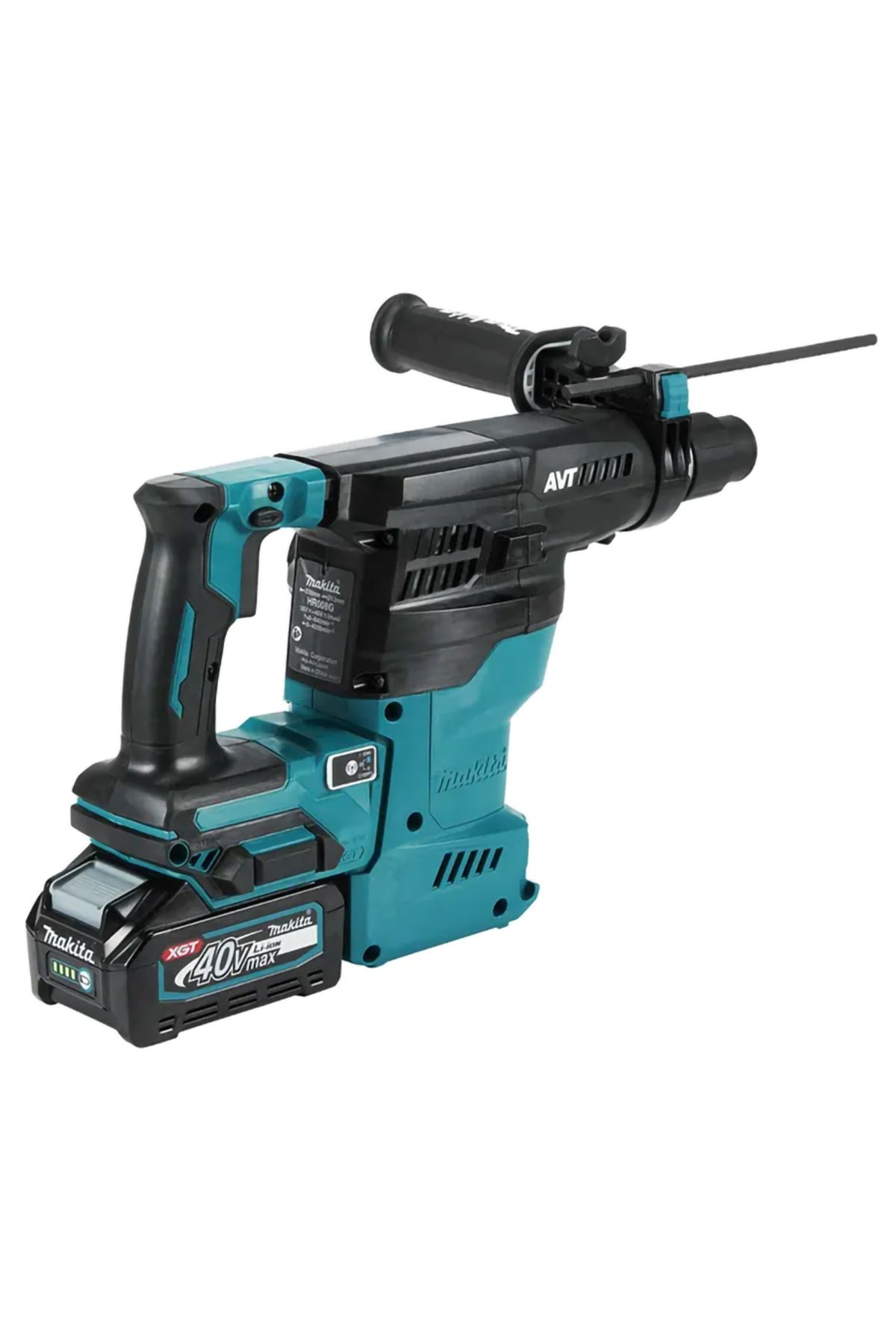 Makita-مطرقة دوارة لاسلكية HR008GM201، 40 فولت، 3 أوضاع، بتات SDS Plus، 3.9 جول، 4.5 كجم 4