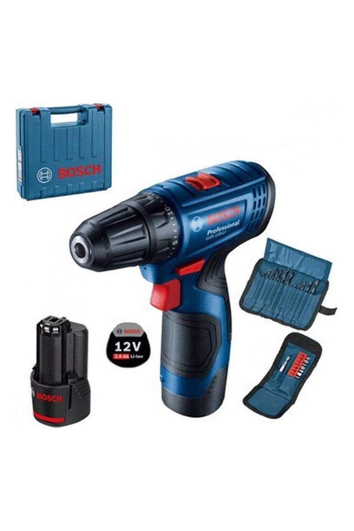 Bosch Gsr 120-LI Akülü Delme Vidalama + 23 Parça