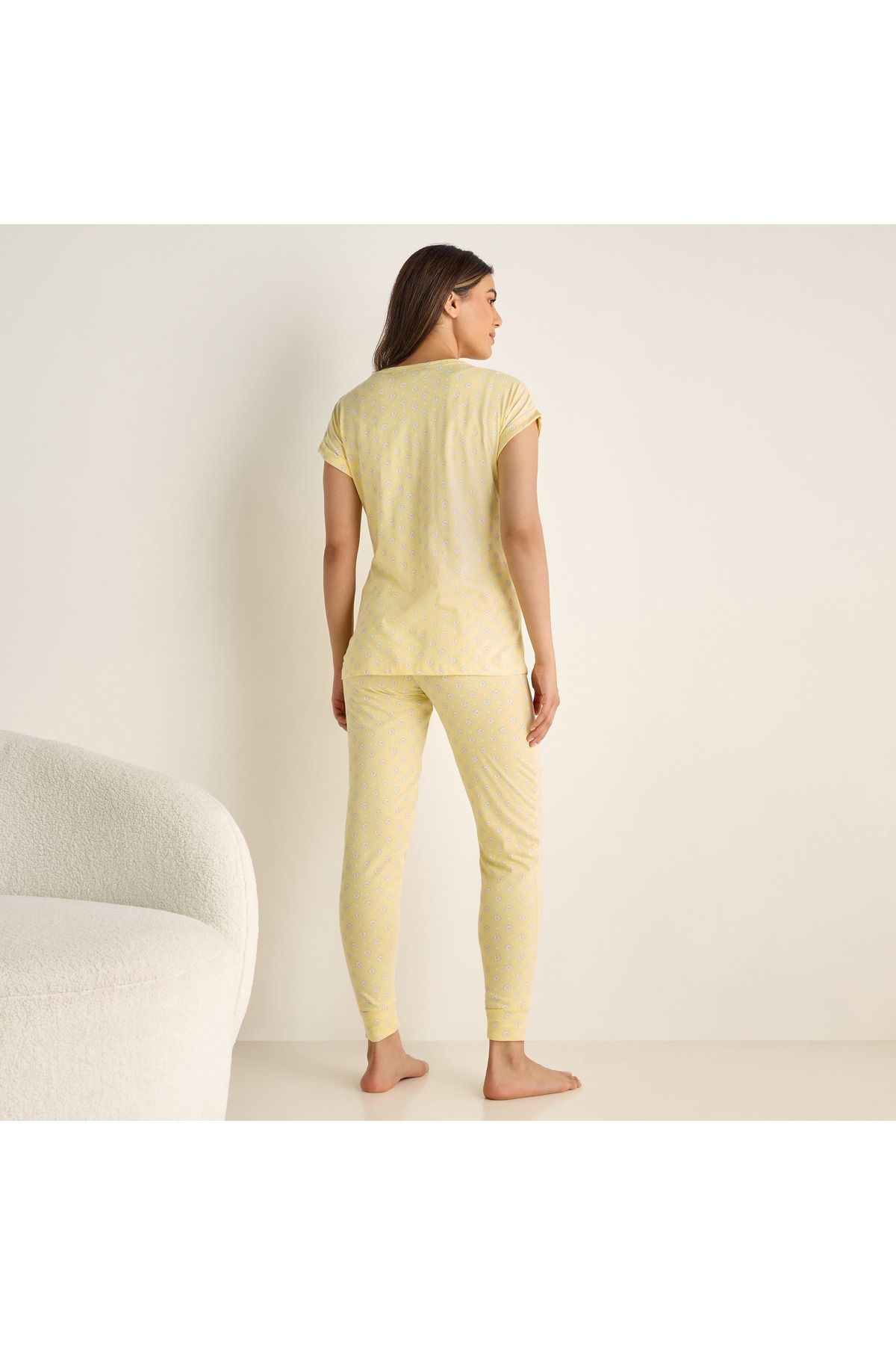 FAV-All-Over Print Cotton Maternity Pyjama Set 3