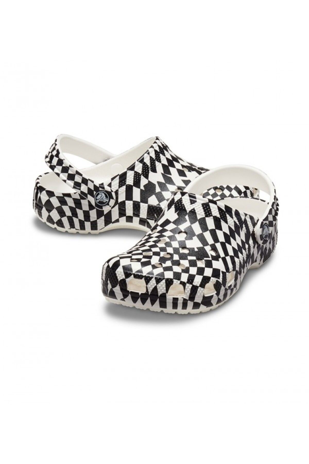 Crocs-Classic Warped Checker Clog K 3