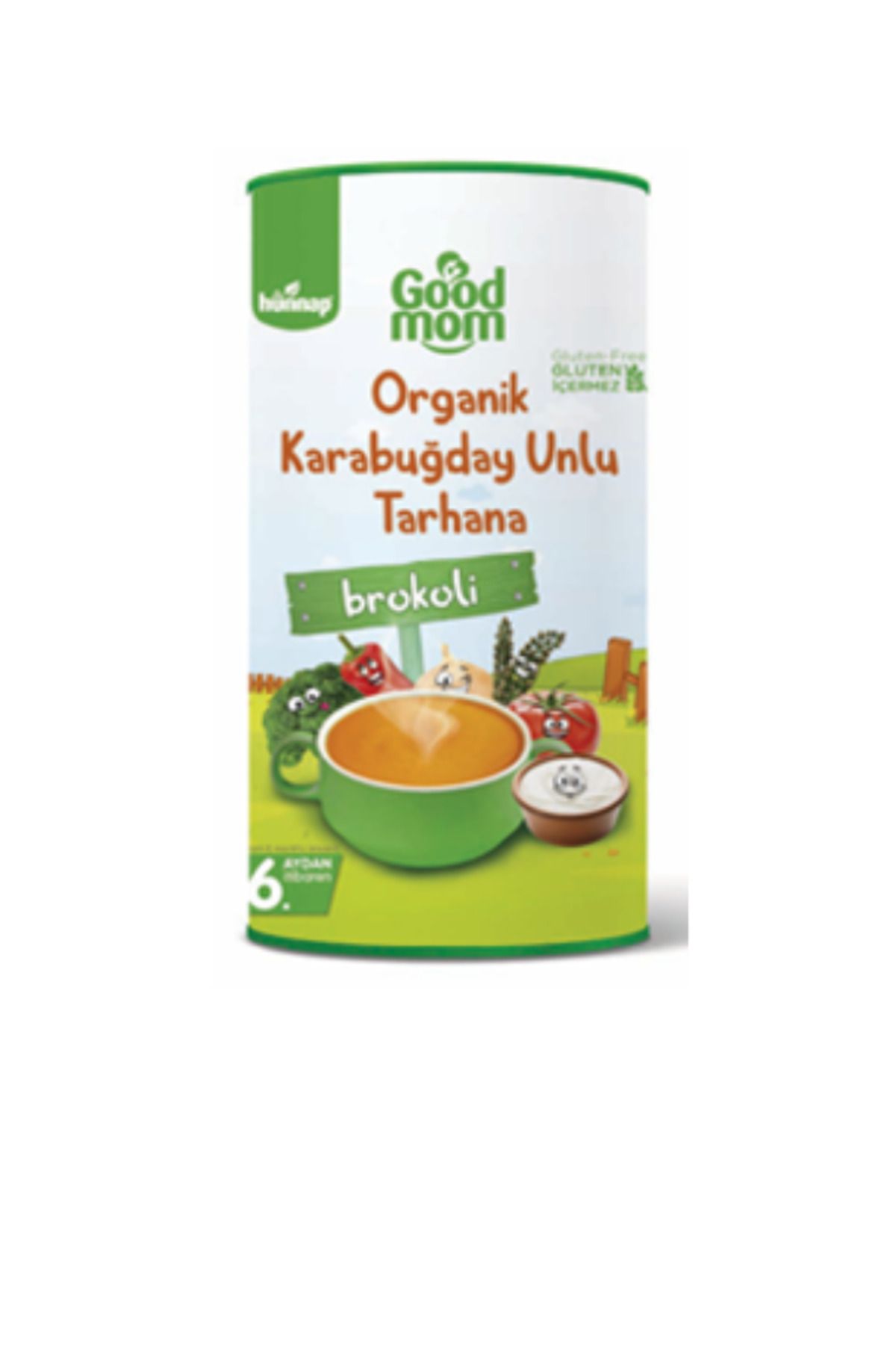 Hünnap GOODMOM ORGANİK KARABUĞDAY UNLU TARHANA-BROKOLİ 200GR