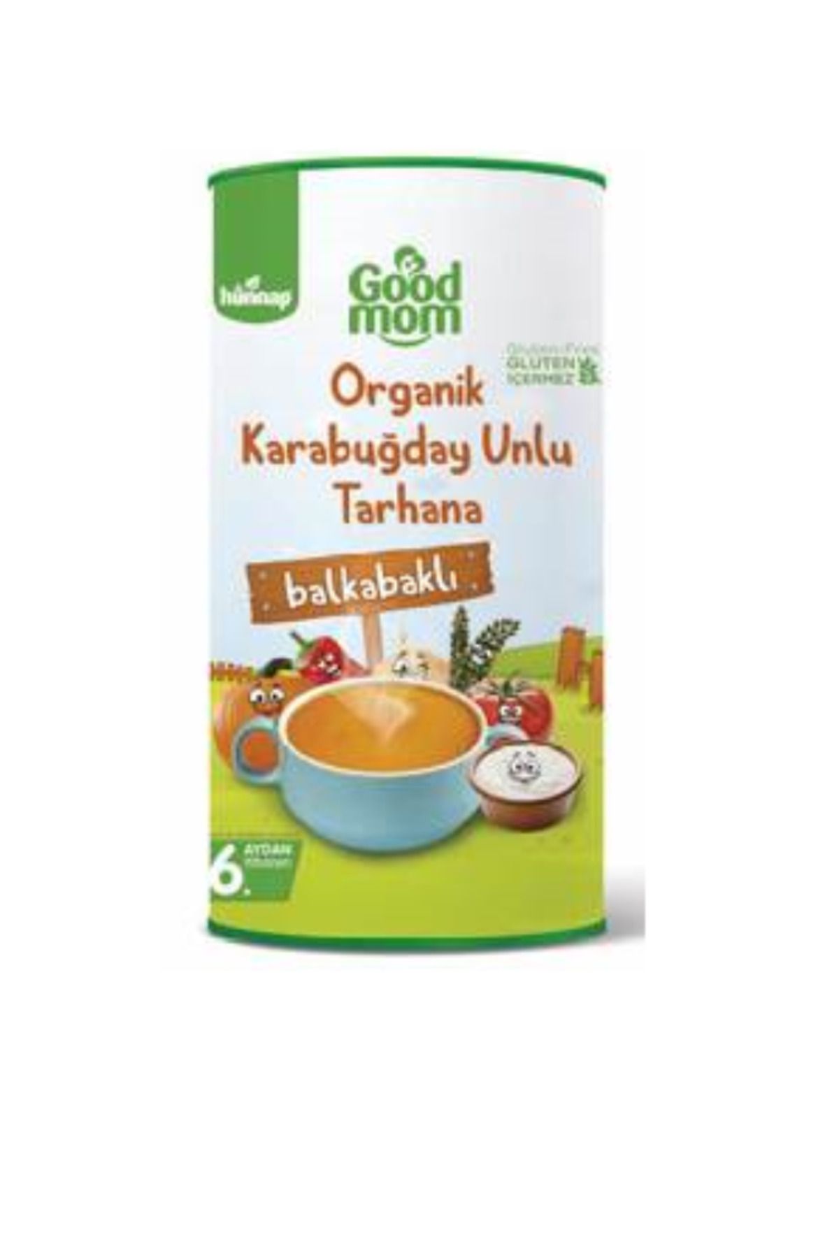 Hünnap GOODMOM ORGANİK KARABUĞDAY UNLU TARHANA-BALKABAKLI 200 GR