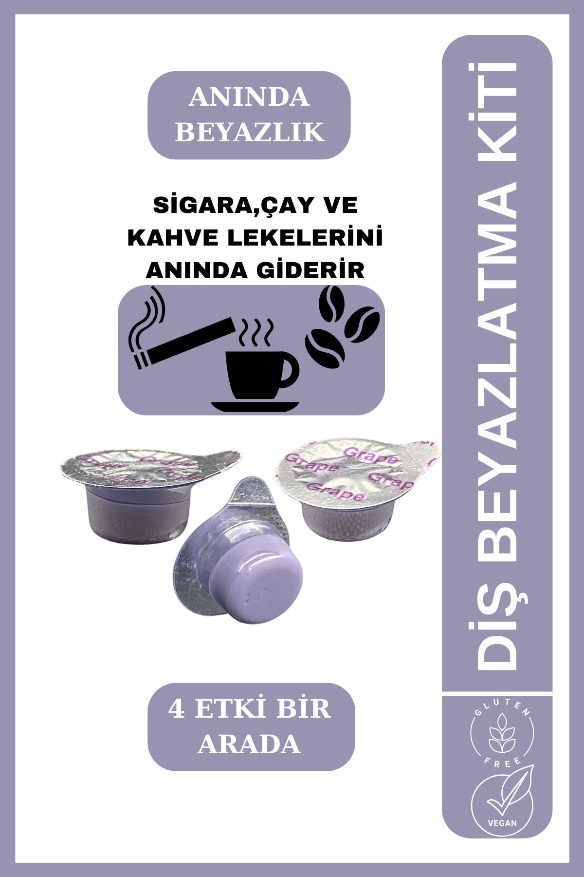 AVANT DENTAL SUPPLY 3 TÜP DİŞ BEYAZLATICI SİGARA ÇAY KAHVE LEKESİ İÇİN PROFESYONEL BAKIM(3 aylık)