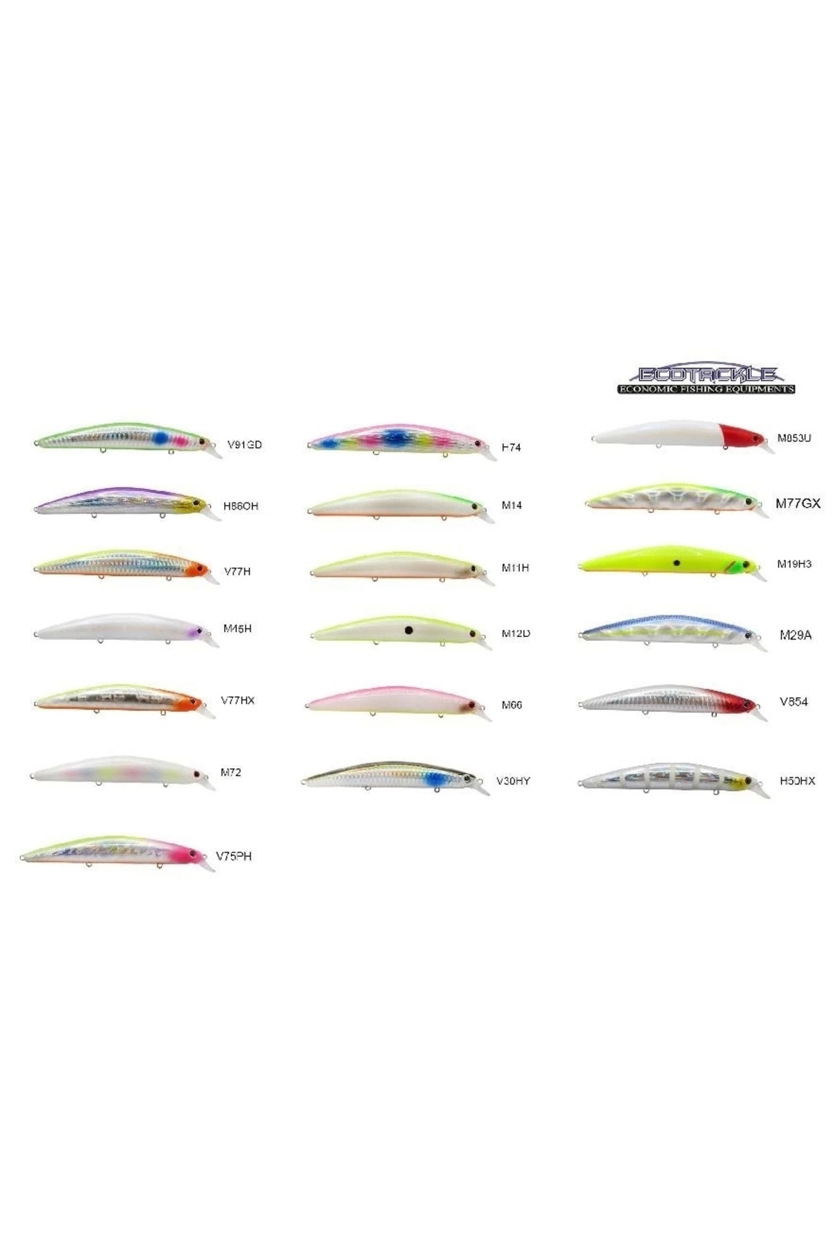 ECOTACKLE Ultimate Bass 125F 12.5Cm 21G Maket Balık Renk: V75ph