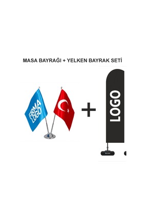 Kupabaskıcısı Masa Bayrağı Yelken Bayrak