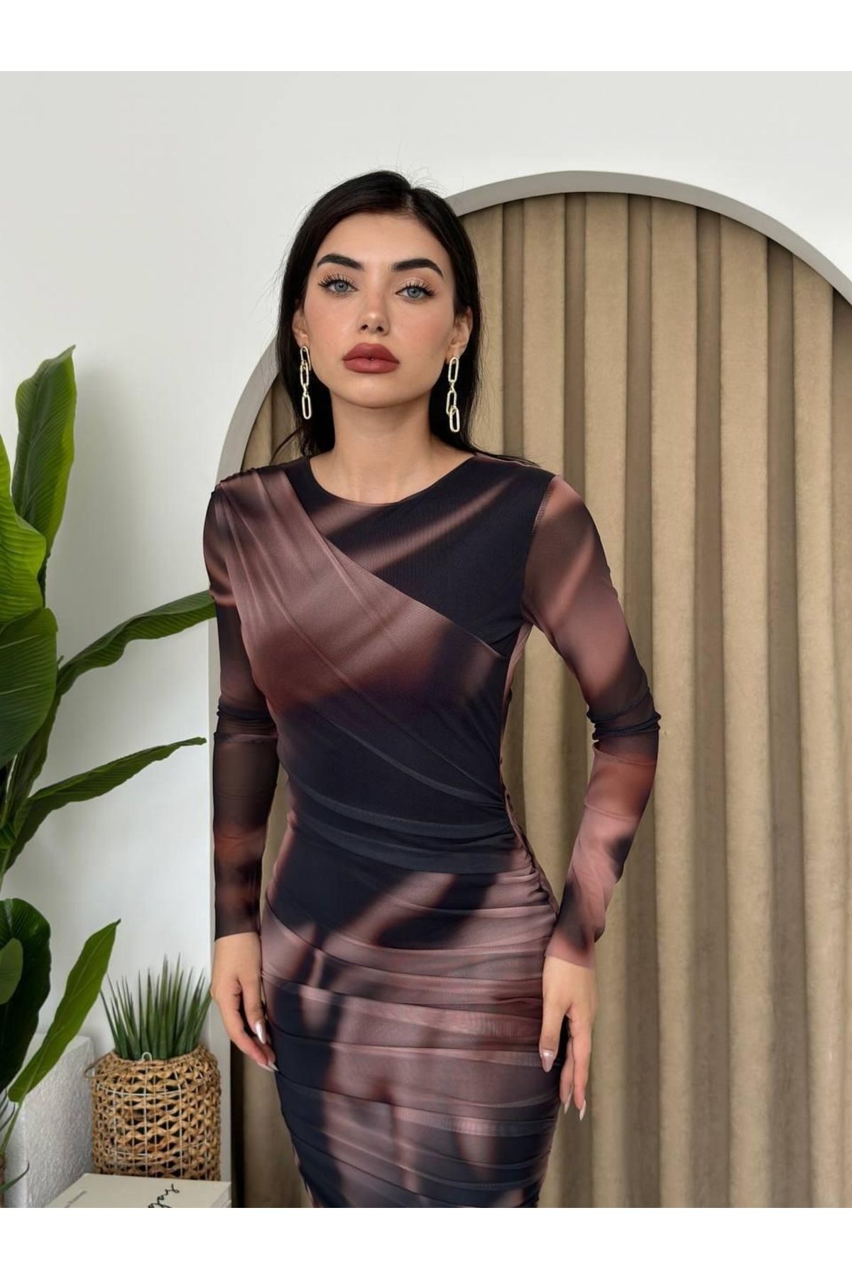 ASFSTORE Amarone Tül Elbise