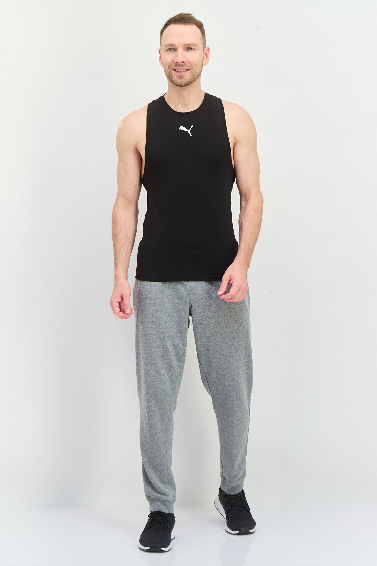 Puma-Men Sportswear Fit Sleeveless Training Tank Tops, Black 4