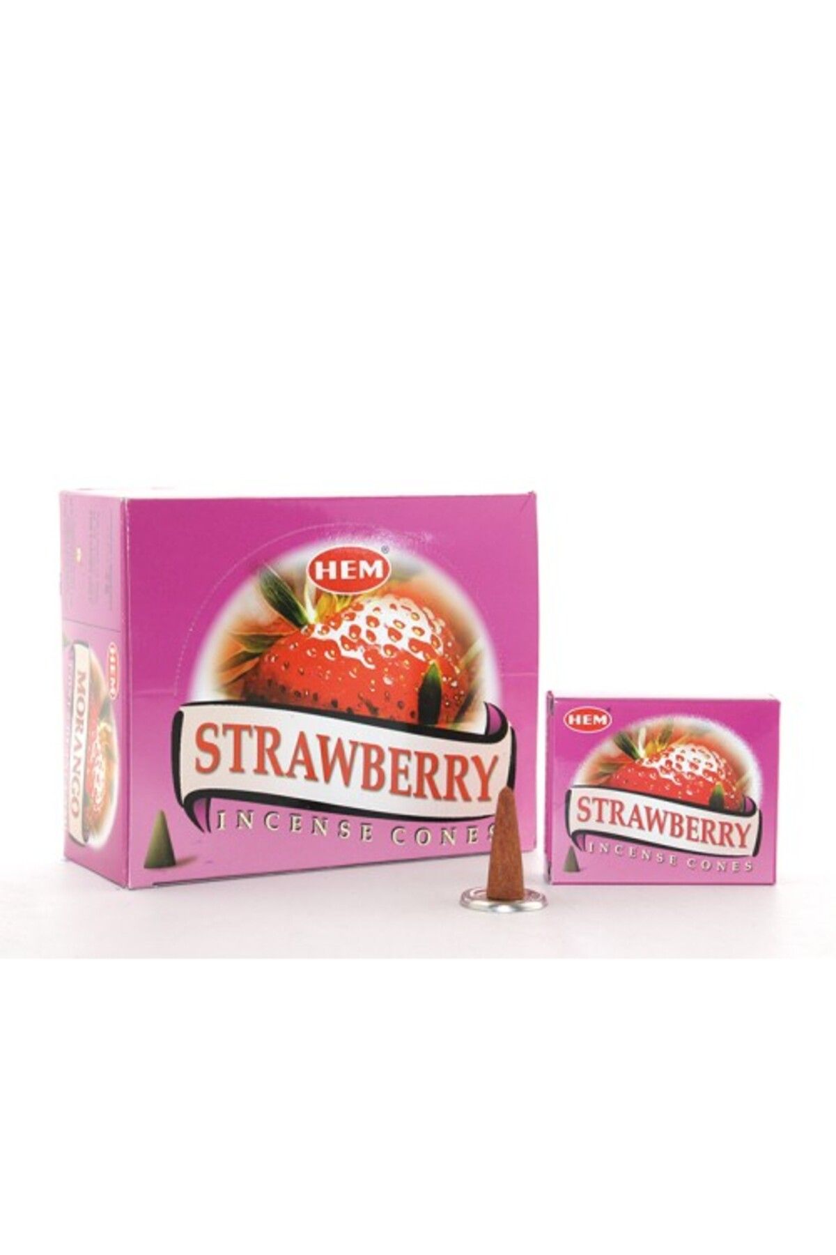 Mu Art Strawberry Aromalı Konik Tütsü