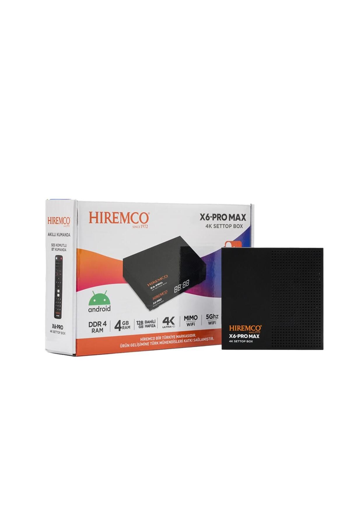 Hiremco X6 Pro Max 128gb Android Box