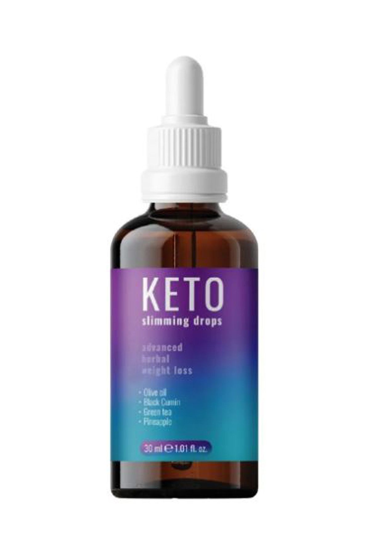 Keto Jenik Form Yeşil Çay Detox Karışımlı Slimming Drops Bitkisel Detox Damla 30 ml