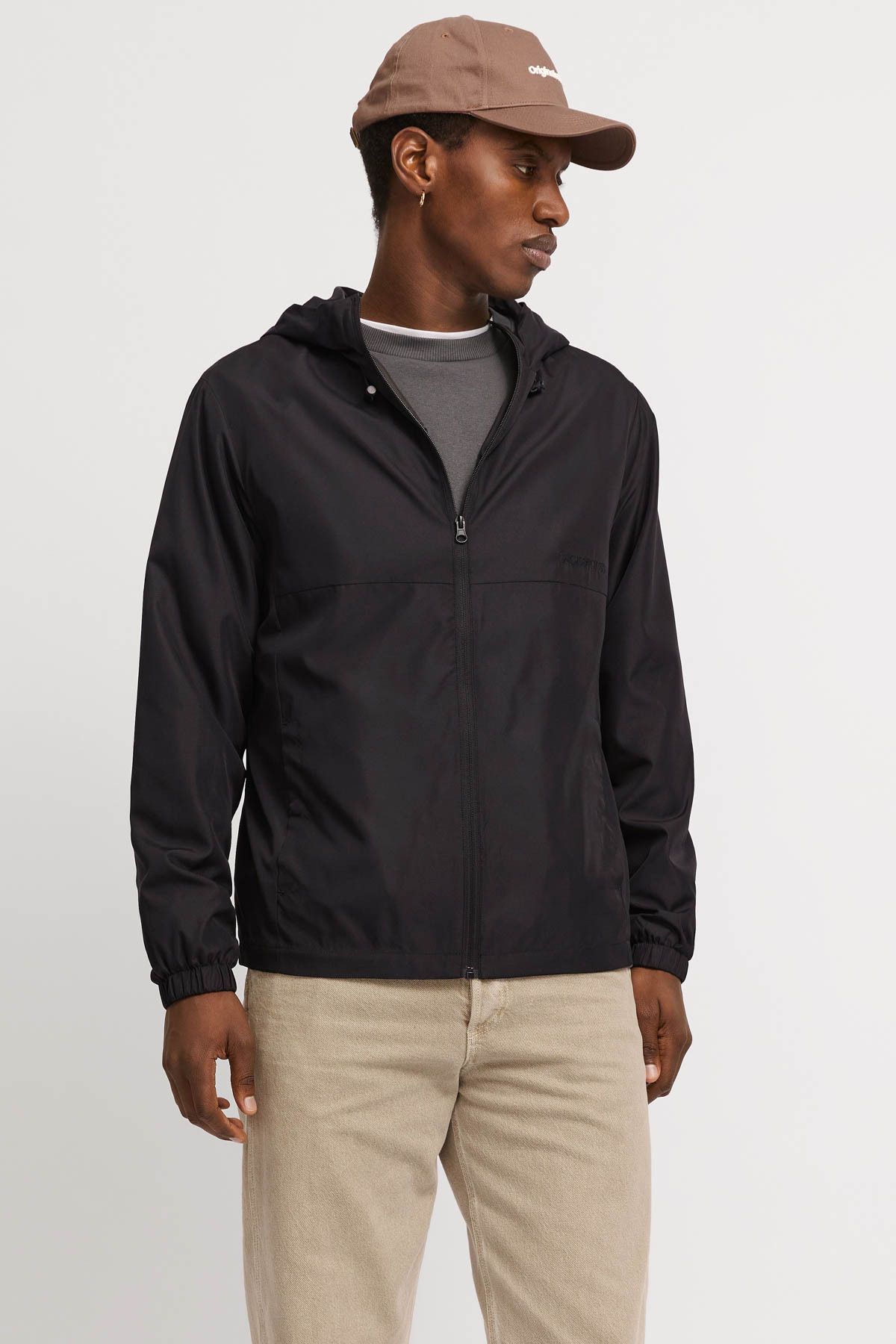کاپشن مردانه مشکی لایت Jjzack 12269095 Jack & Jones