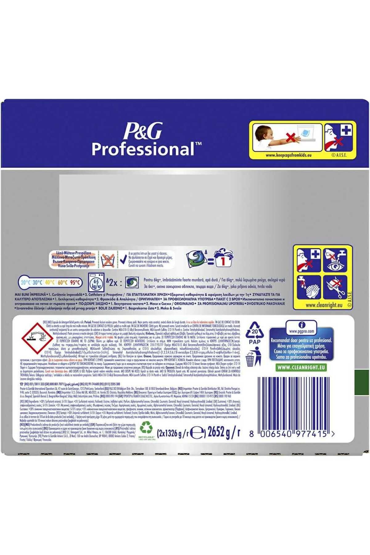 Ariel-Pachet economic 120 capsule, Detergent capsule Ariel Professional All in 1 PODS Regular,120 spalari 2