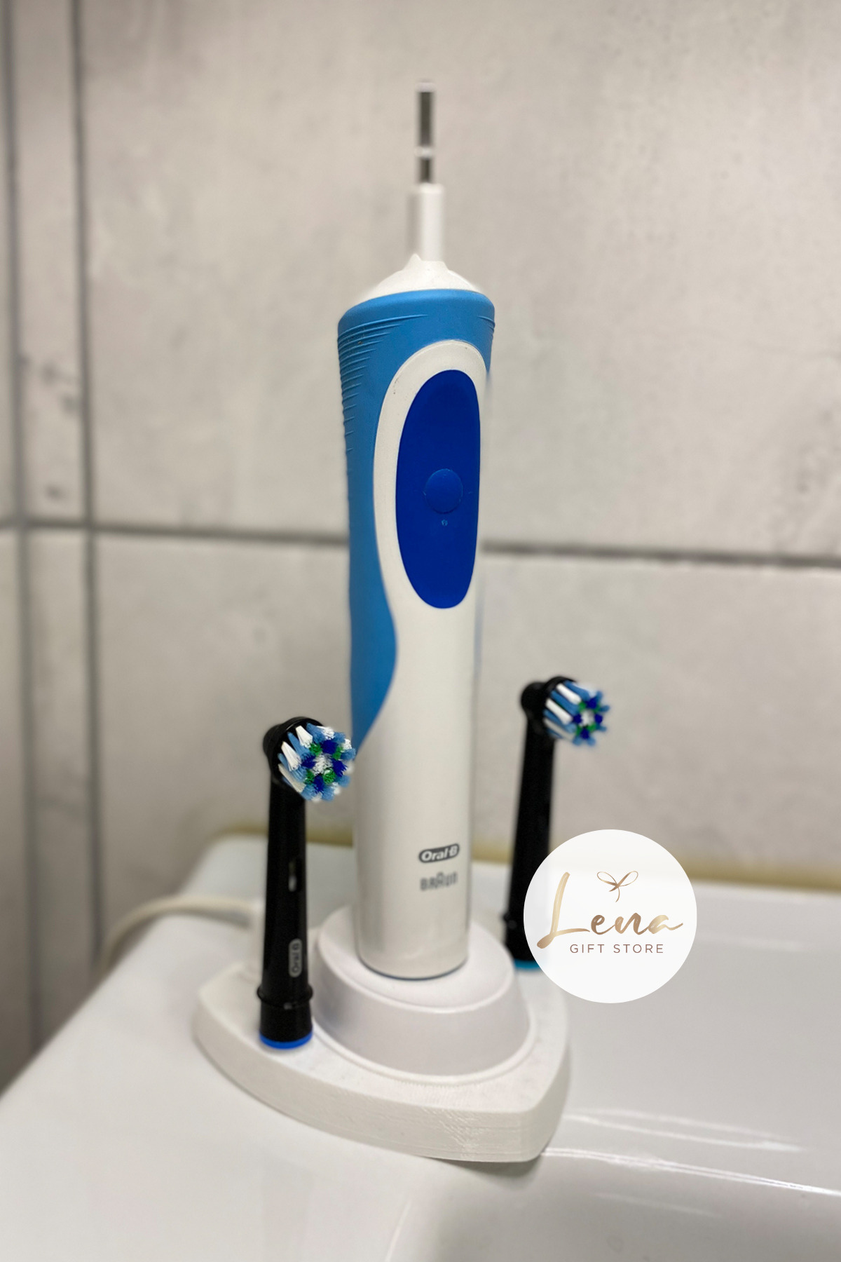 Genel Markalar Oral-b Uyumlu Şarjlı Diş Fırçası Ve Başlıkları Için Stand (1 ŞARJLI FIRÇA, 4 BAŞLIK)