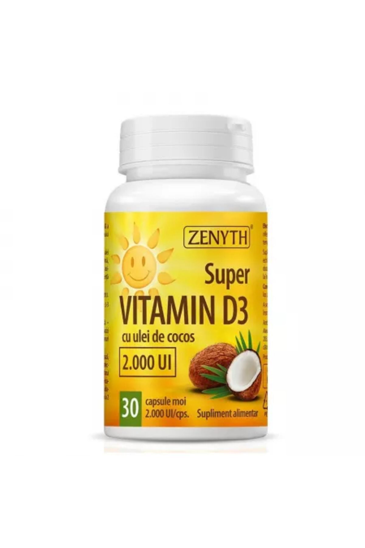 ZENYTH Super Vitamina D3 2000ui 30 Cps - One Size