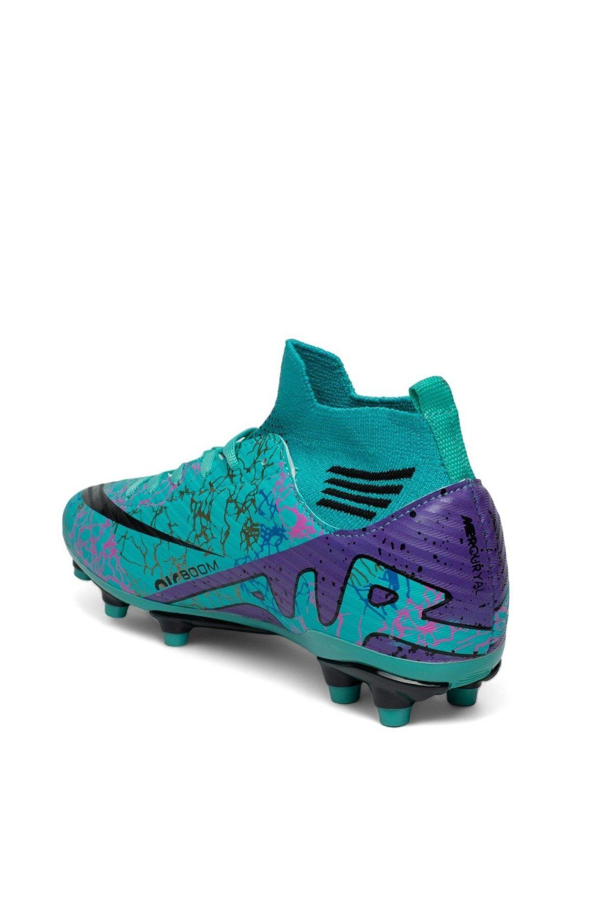 GÜLERSHOES-Guaranteed Original Men's Toothed Football Boots with Ankle Socks Number 40-41-42-43-44 for Carpet Field 3