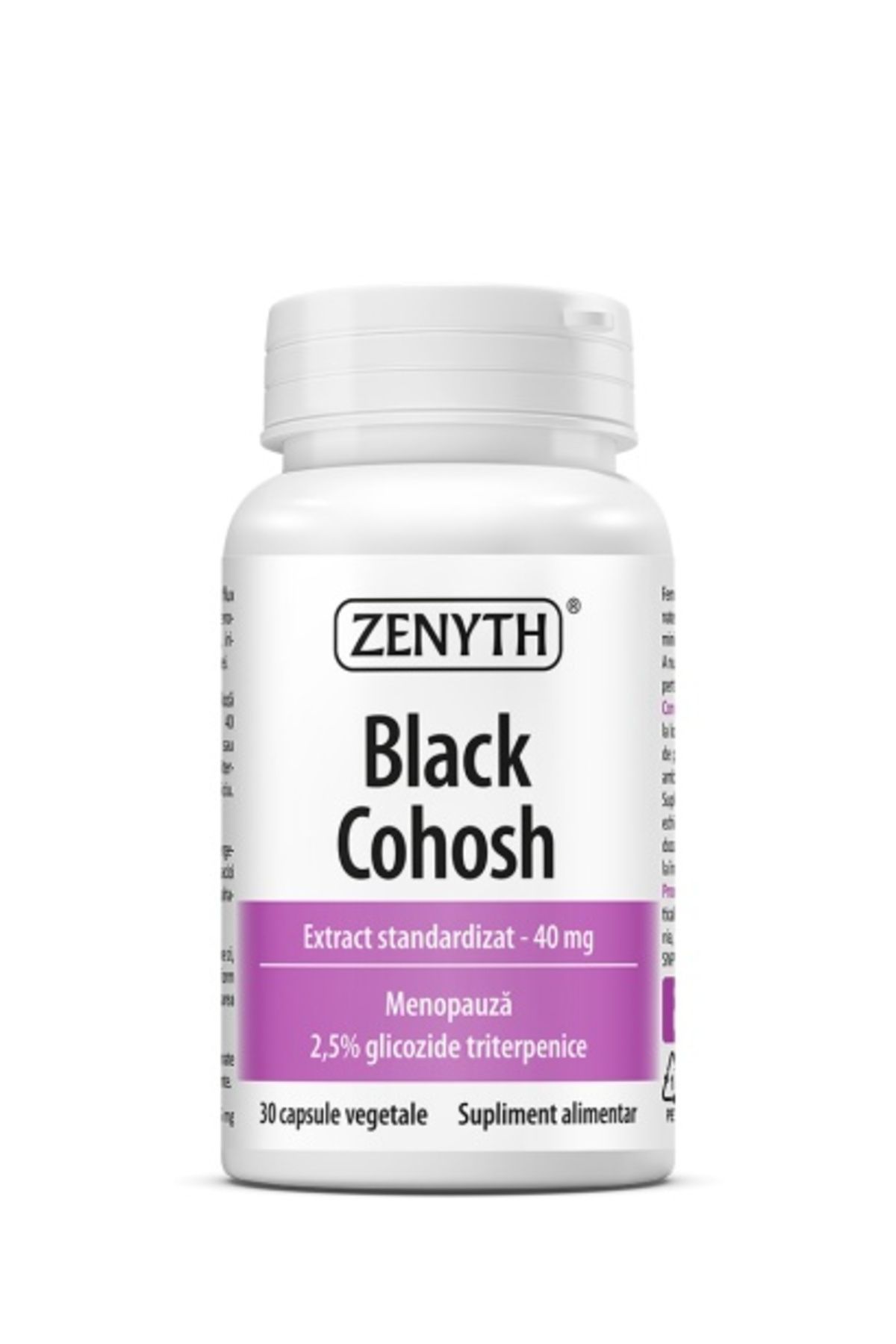 ZENYTH Cohosh Negru 30 Cps - One Size