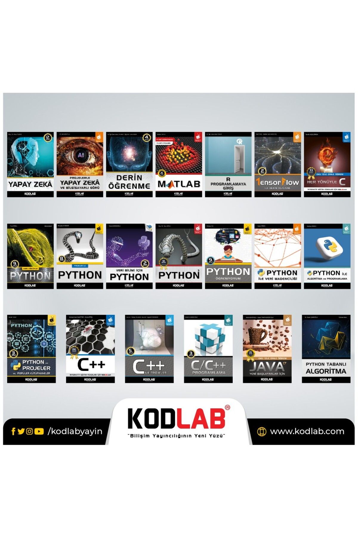 Kodlab Yayın Dağıtım PROGRAMLAMA VE YAPAY ZEKA UZMANLIK SETİ  hemenbugun