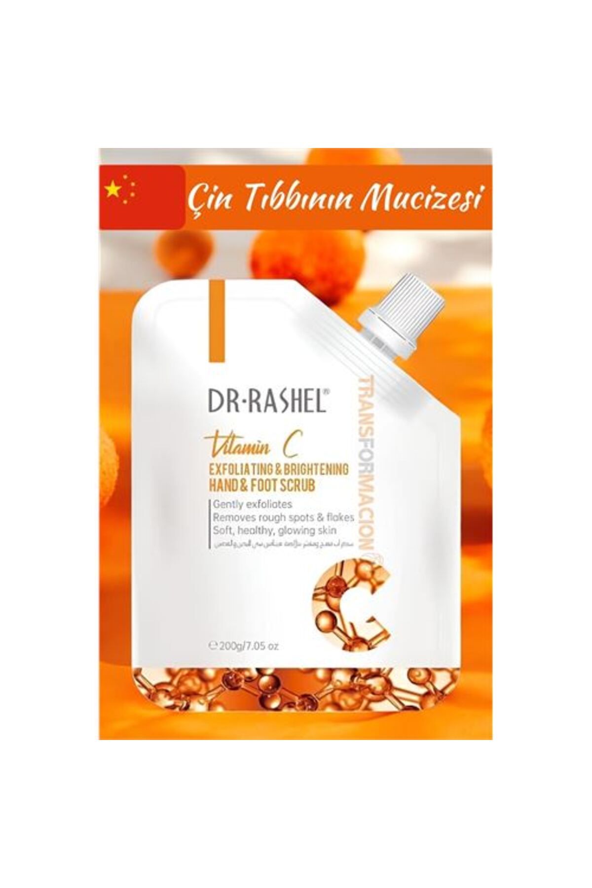 ModaCar HVT® DR.RASHEL C Vitamin El ve Ayak Peeling Scrub Aydınlatıcı ve Yumuşatıcı Bakım