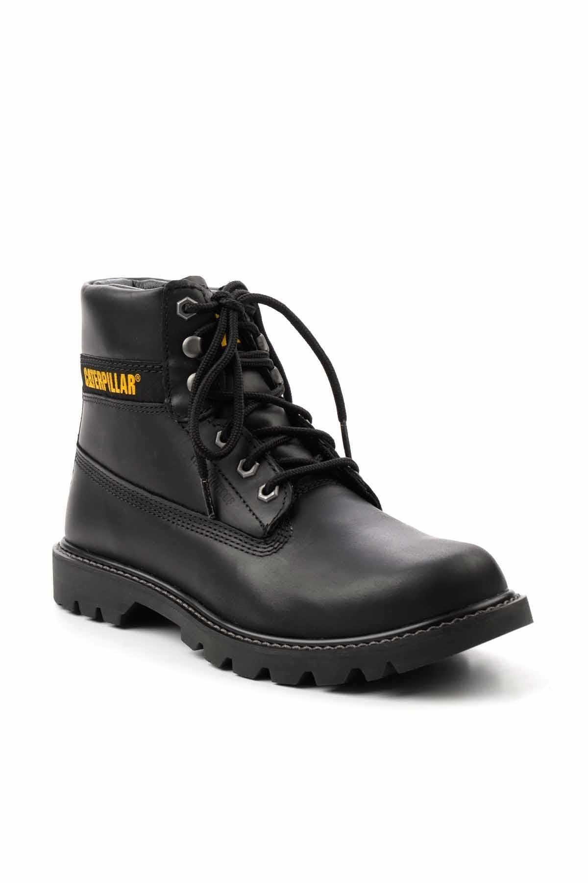 Caterpillar-Herren-Outdoor-Stiefel aus schwarzem Leder CAT 1111015903 3