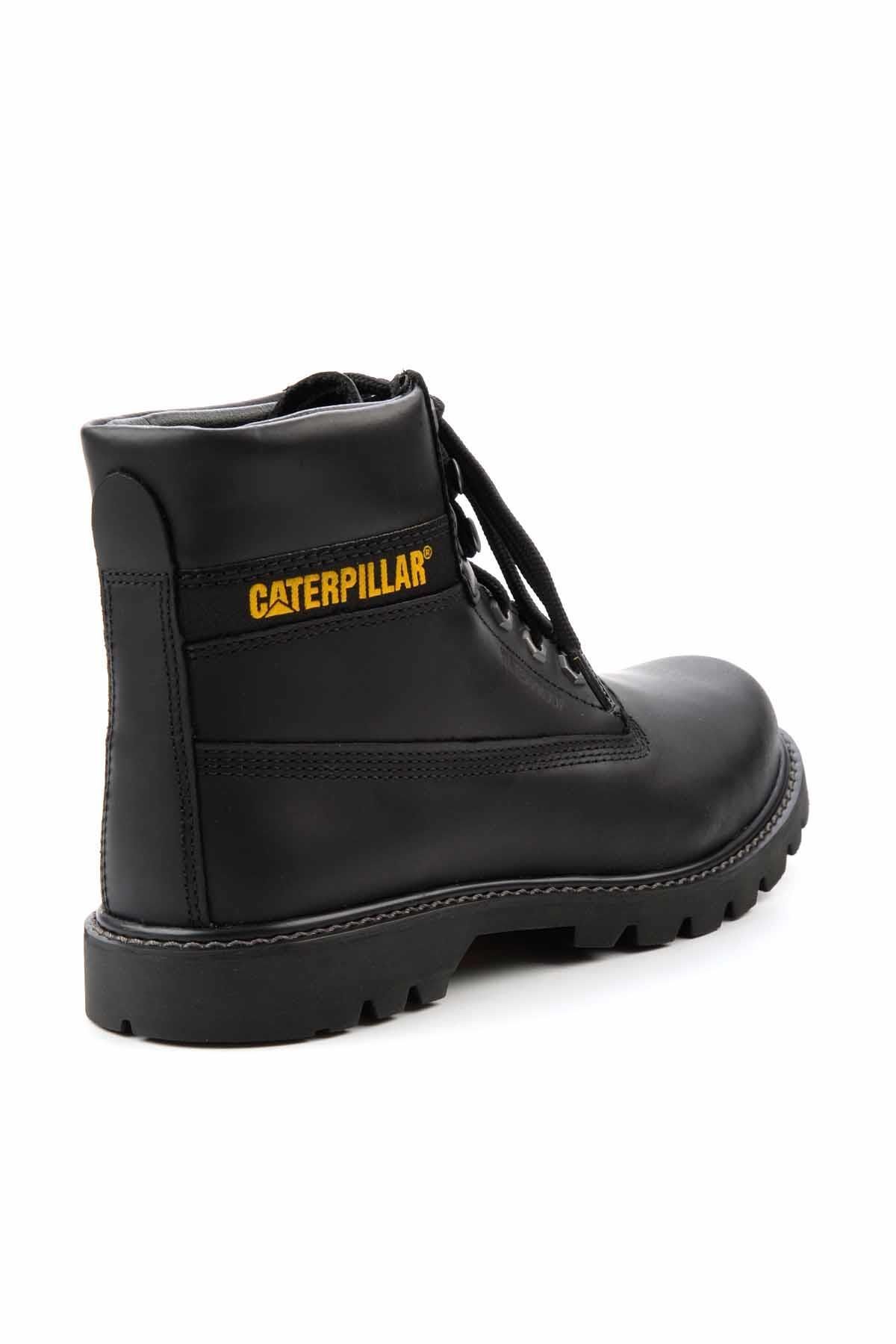 Caterpillar-Herren-Outdoor-Stiefel aus schwarzem Leder CAT 1111015903 6