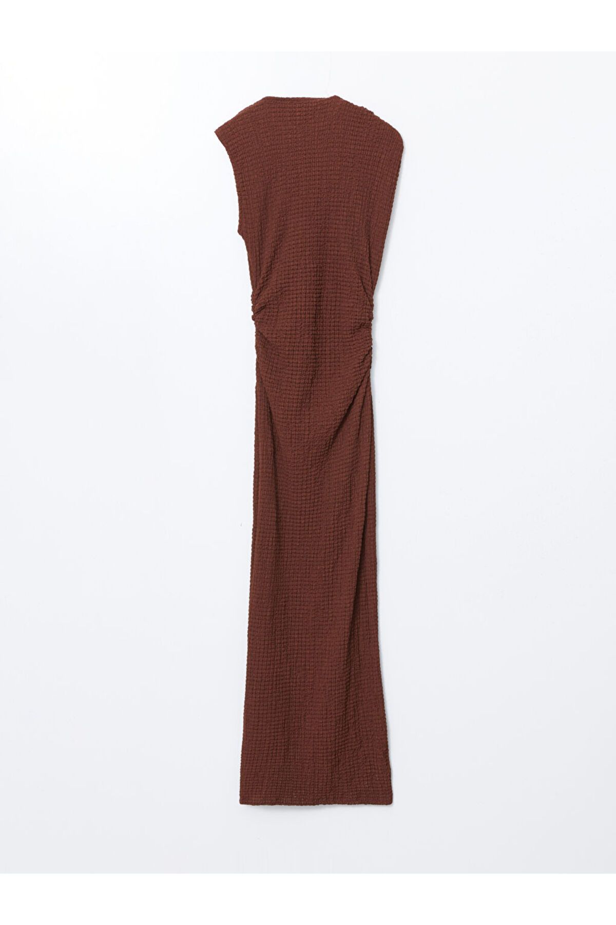 LC Waikiki-New Season Crew Neck Textured Women's Dress - S5Kq41Z8 6