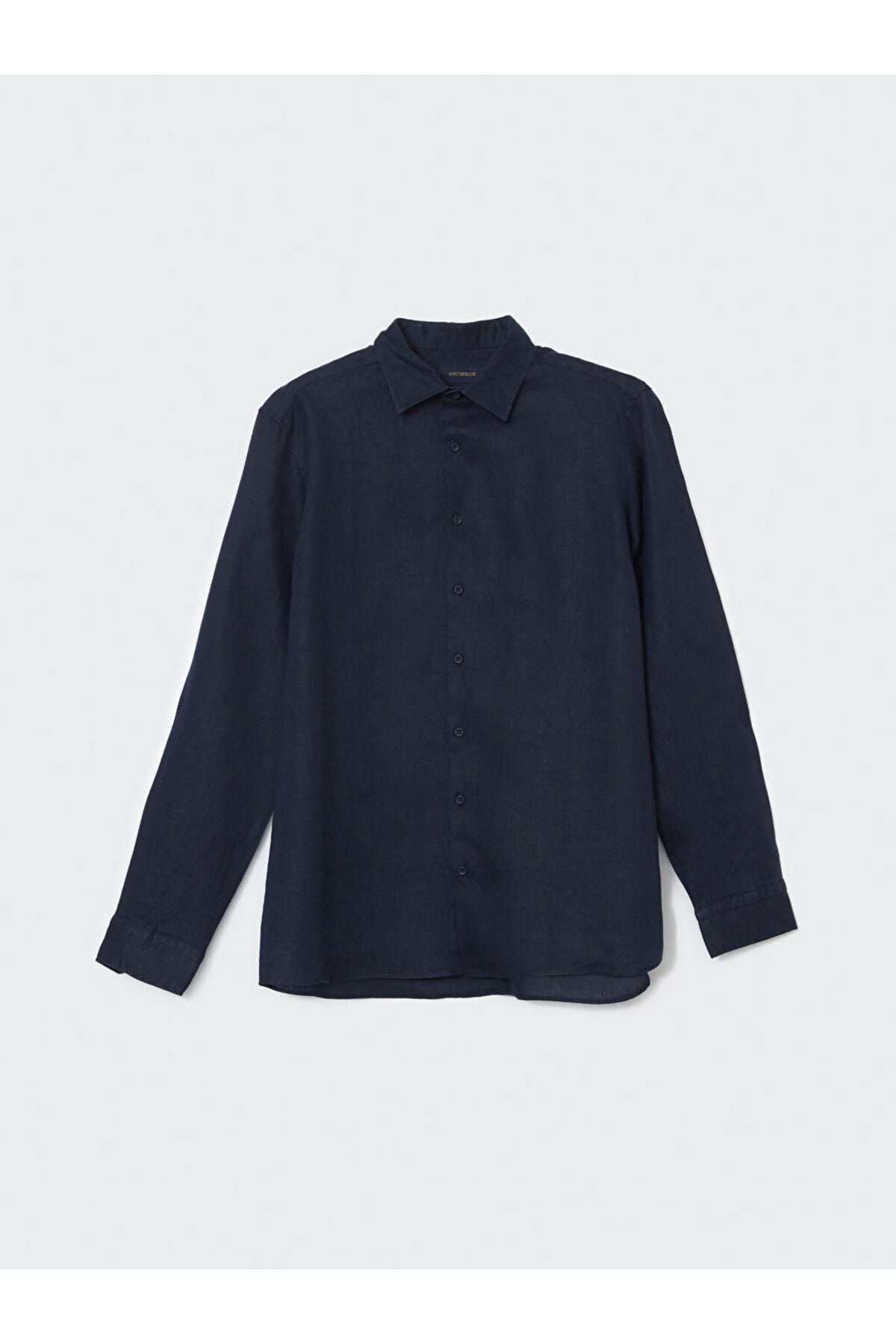 LC Waikiki Yeni Sezon Regular Fit Uzun Kollu Keten Erkek Gomlek - S5CF08Z8