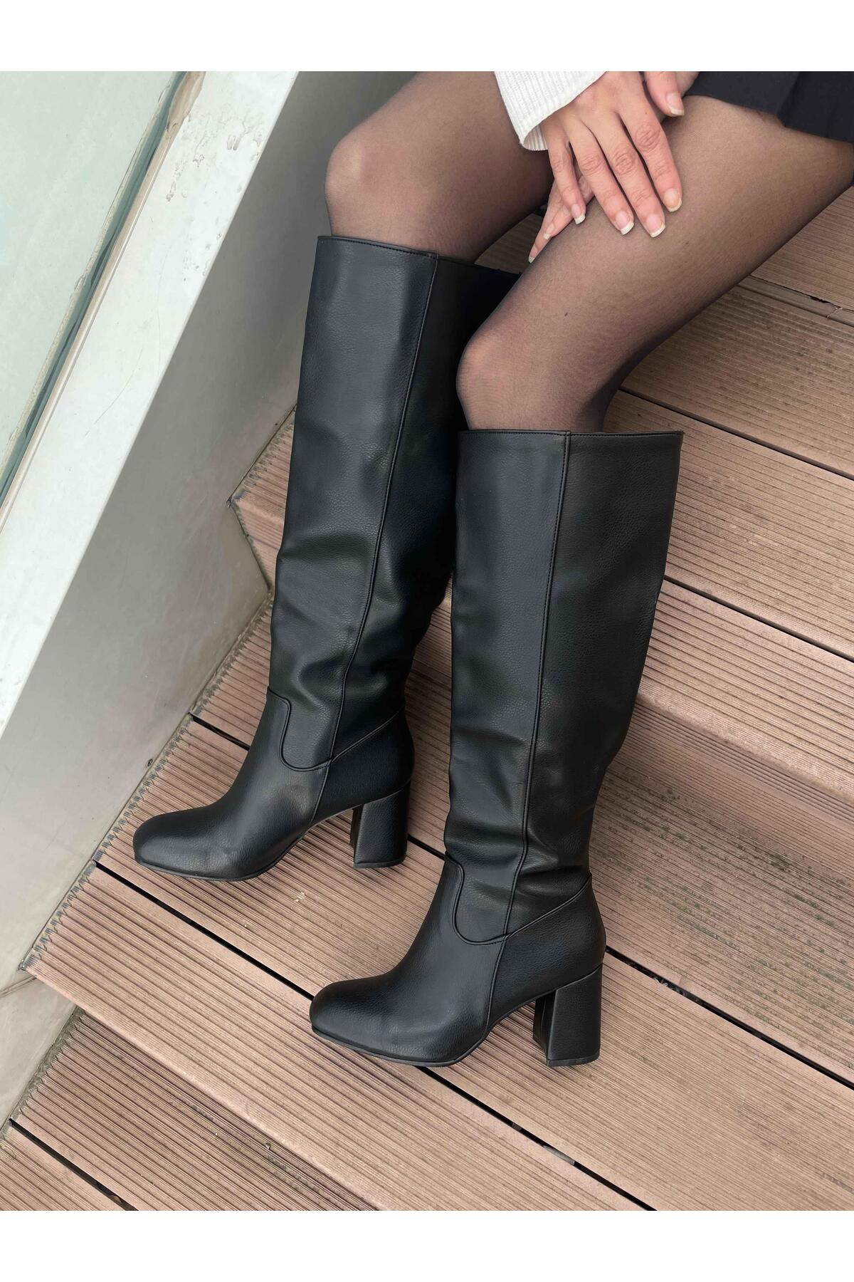 Elvinin Tarzı  Lenda ( Siyah ) Pütürlü - Görsel 2