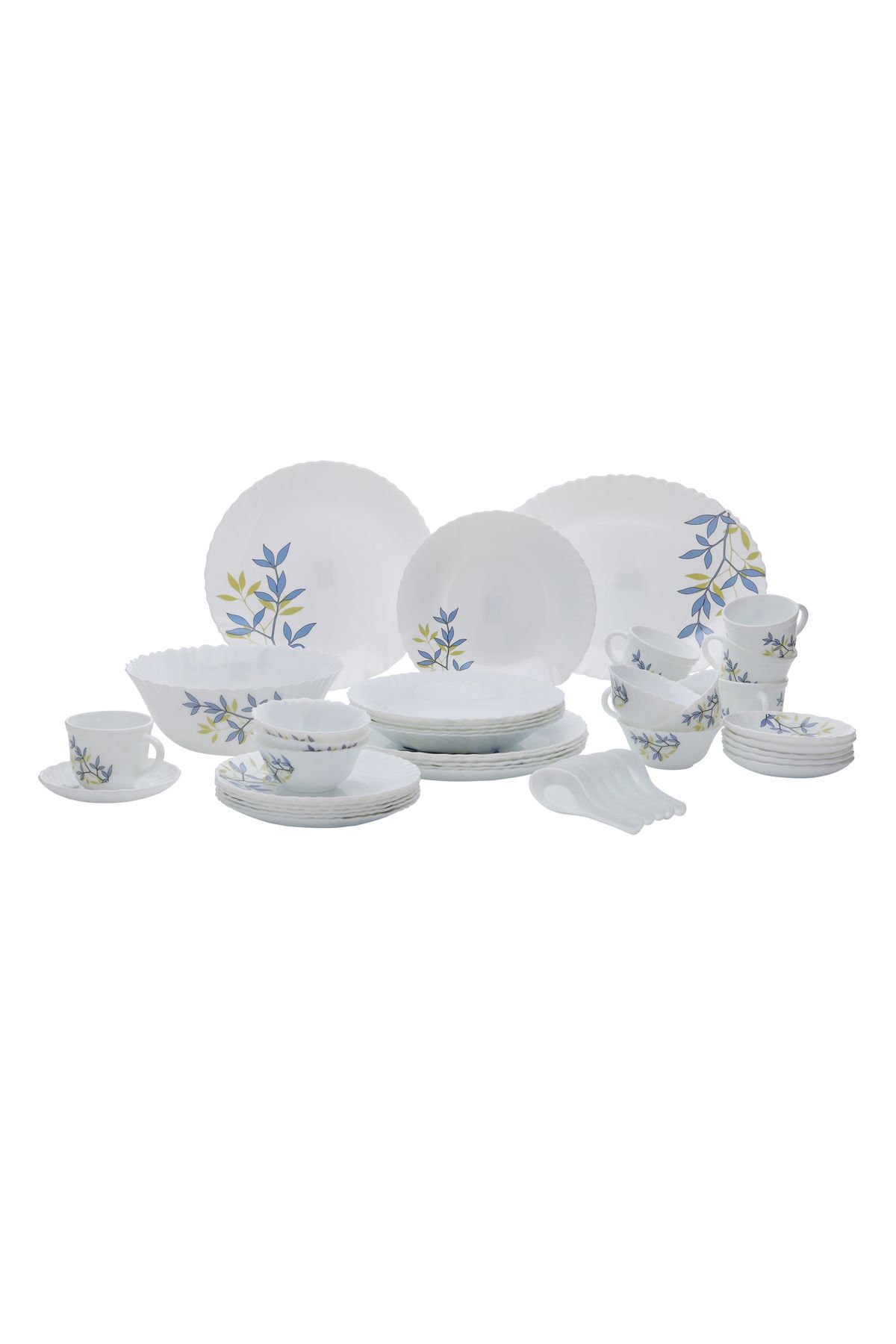 ROYALFORD-44 Pcs Opalware Dinner Set, Autumn Leaves | Floral design | RF10680 2