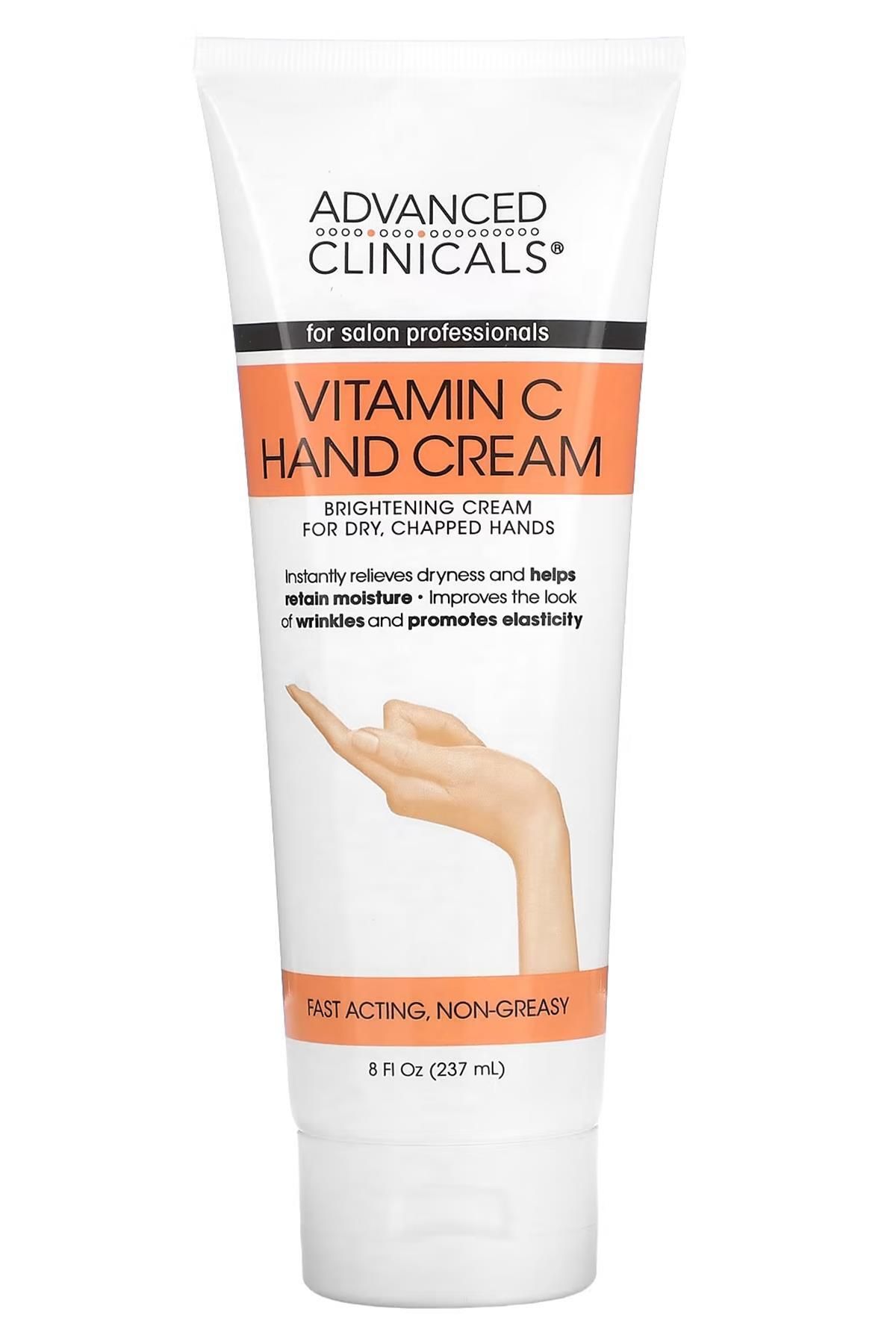 ADVANCED CLİNİCALS Advanced Clinicals Vitamin C Nemlendirici El Kremi 237ML