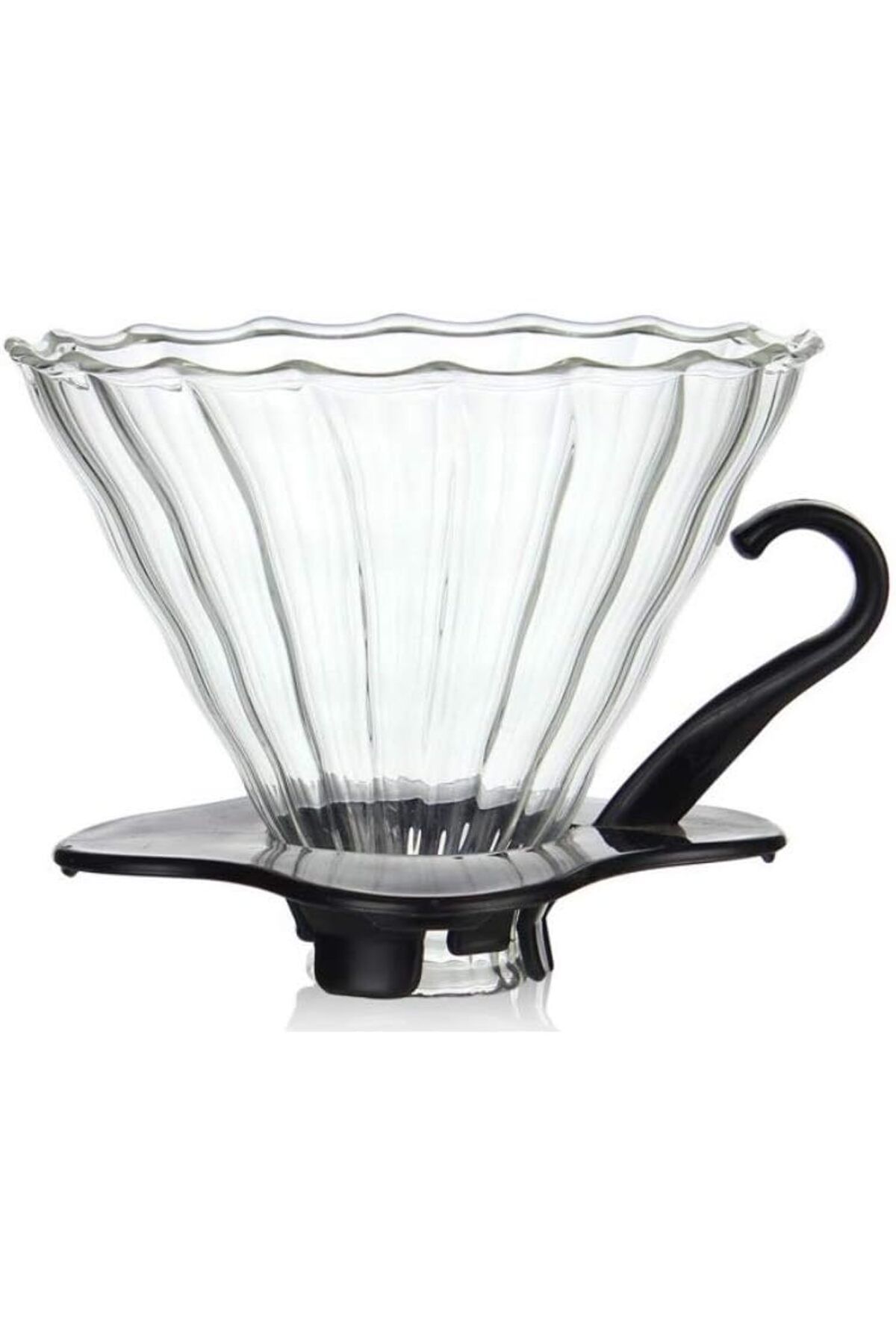 COOYA-V60 Drip Coffee Maker Set,With Travel Case,Wooden Handle Kettle,Scale with Timer,Black,850ml 7