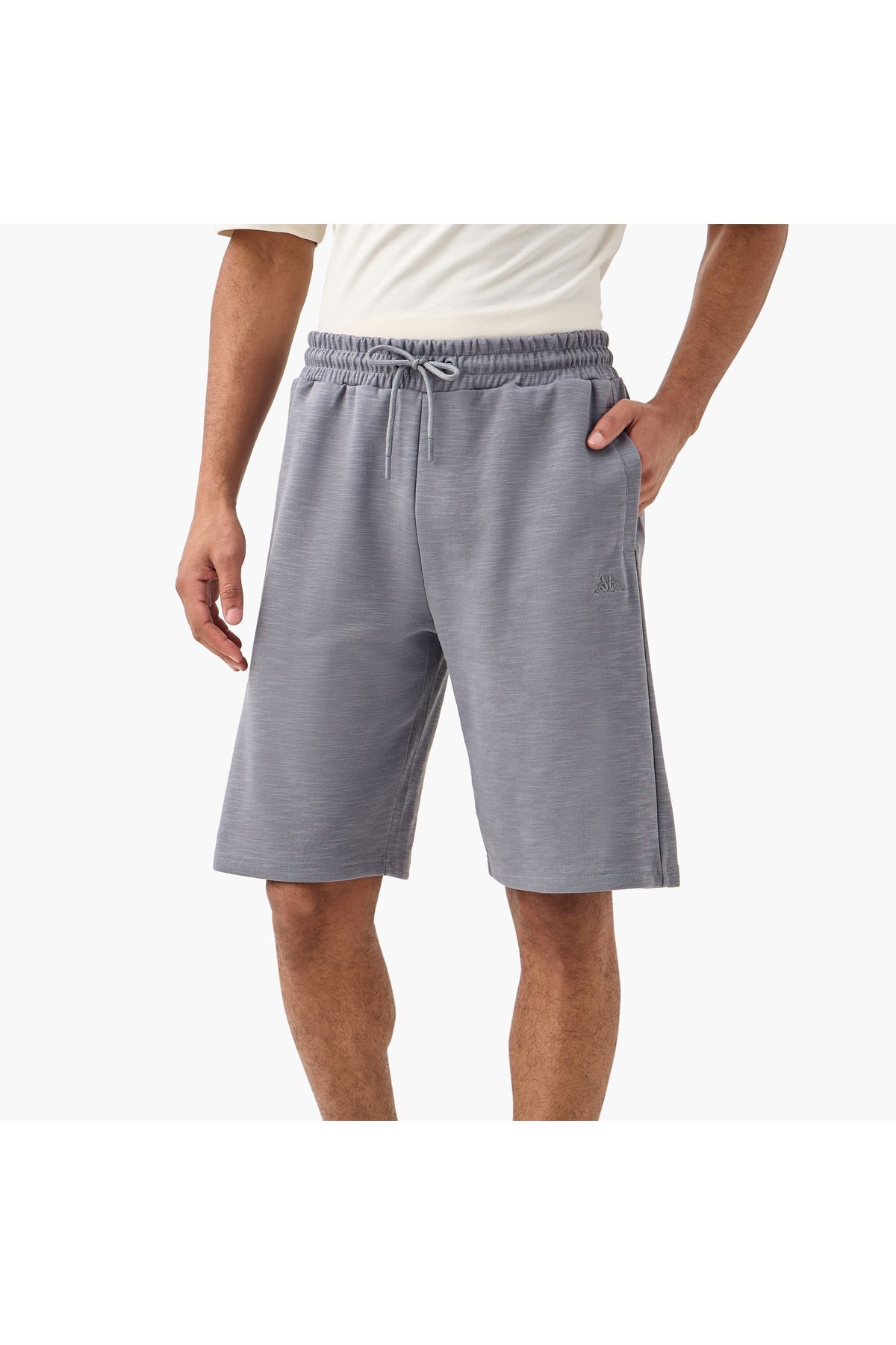 Kappa-Logo Embroidered Shorts With Drawstring Closure And Pockets 1