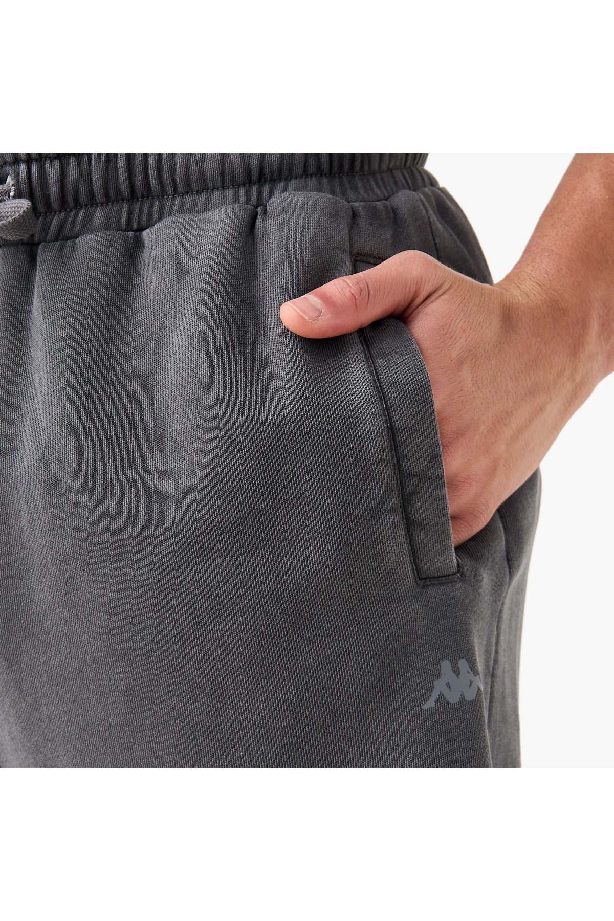 Kappa-Textured Shorts With Drawstring Closure And Pockets 4