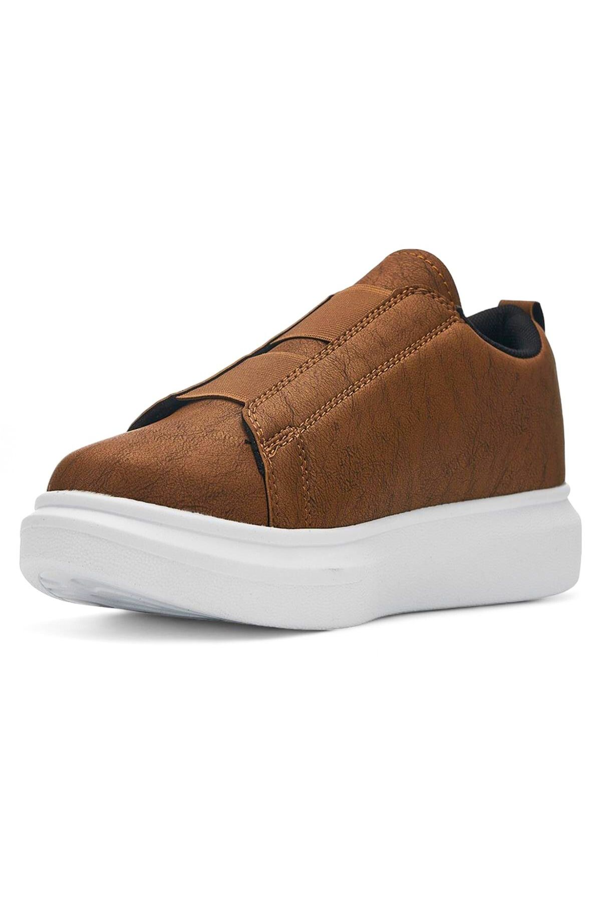 Zerenyus-High Quality Helsinki Model Faux Leather Double Band Men's Sneaker 2