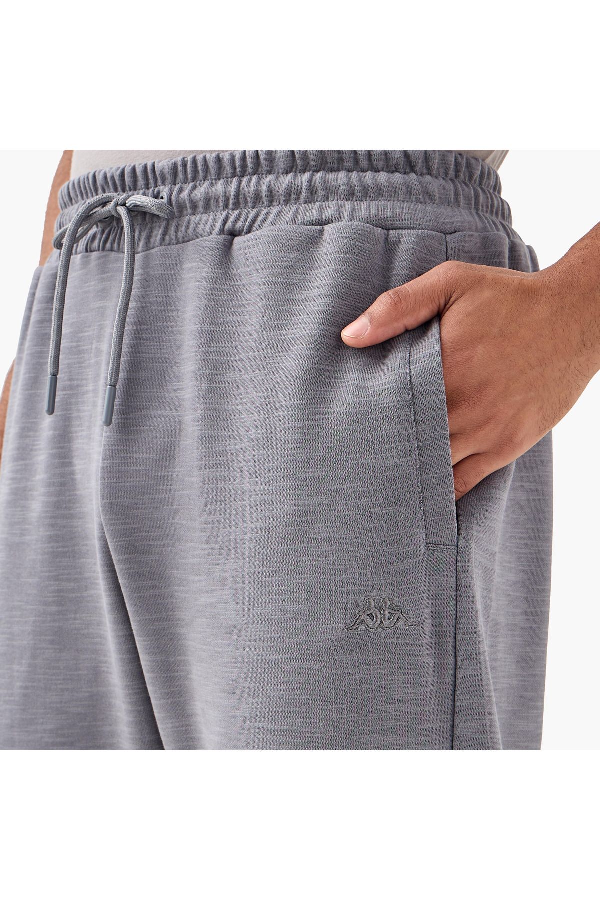 Kappa-Embroidered Joggers with Drawstring Closure and Pockets 4