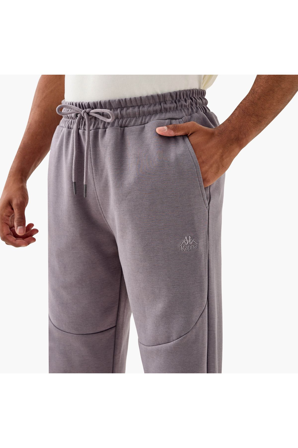 Kappa-Drawstring Detail Joggers with Pockets 4