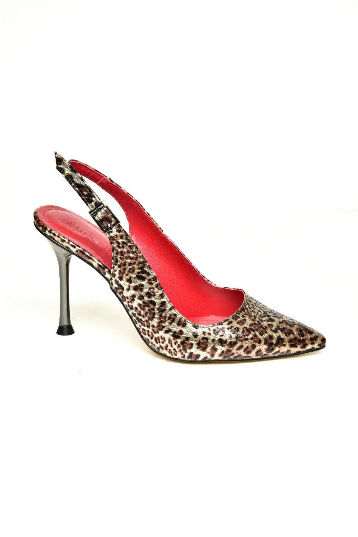 Fox Shoes-U 820562207   Pantofi de damă cu toc subțire cu imprimeu leopard șarpe 5
