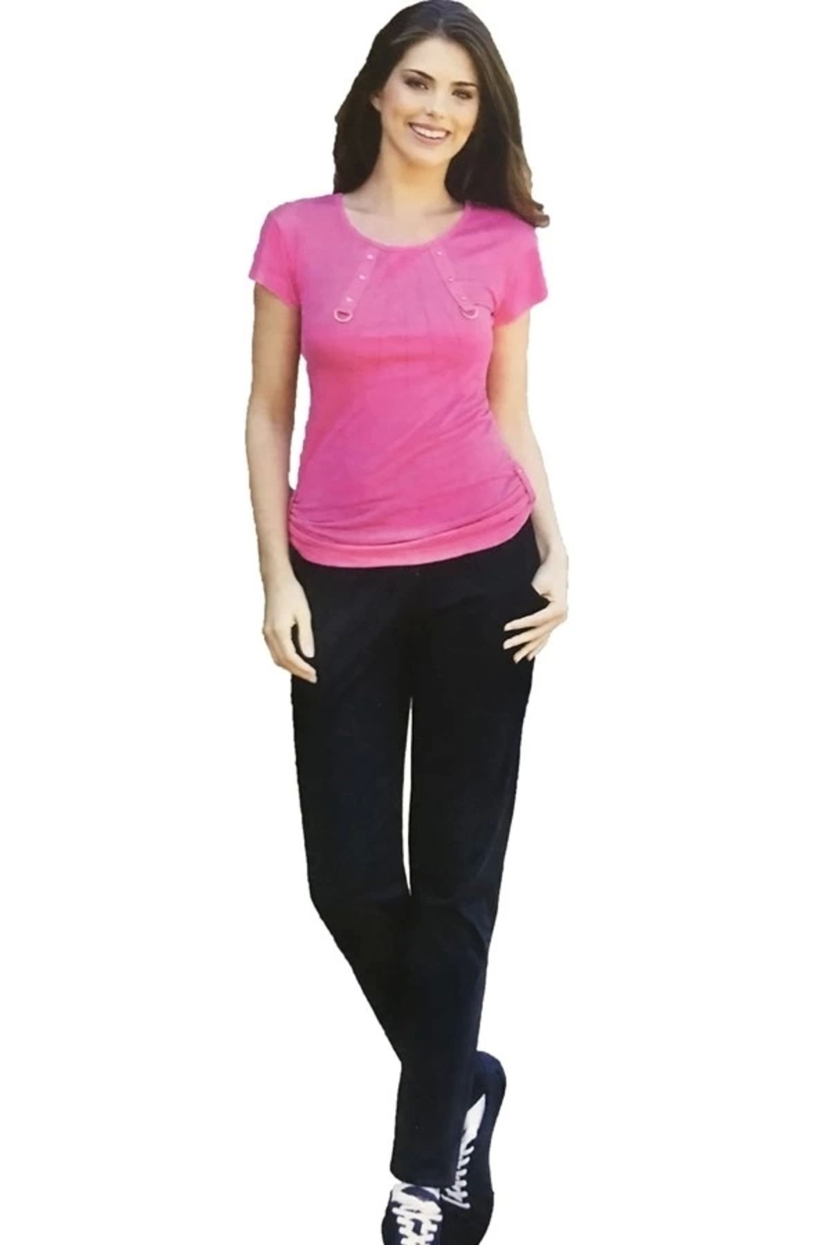 FTT SHOPPING MARKET Berrak Kadın İçin Pijama Takımı Fuşya Renk 5421