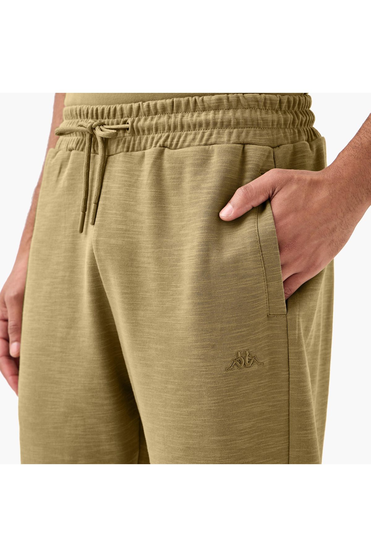 Kappa-Embroidered Joggers with Drawstring Closure and Pockets 4