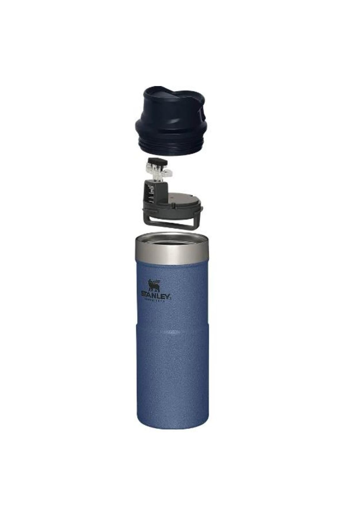 فلاسک آبی کلاسیک Trigger Action Thermos Cup 0.35 Lt Stanley