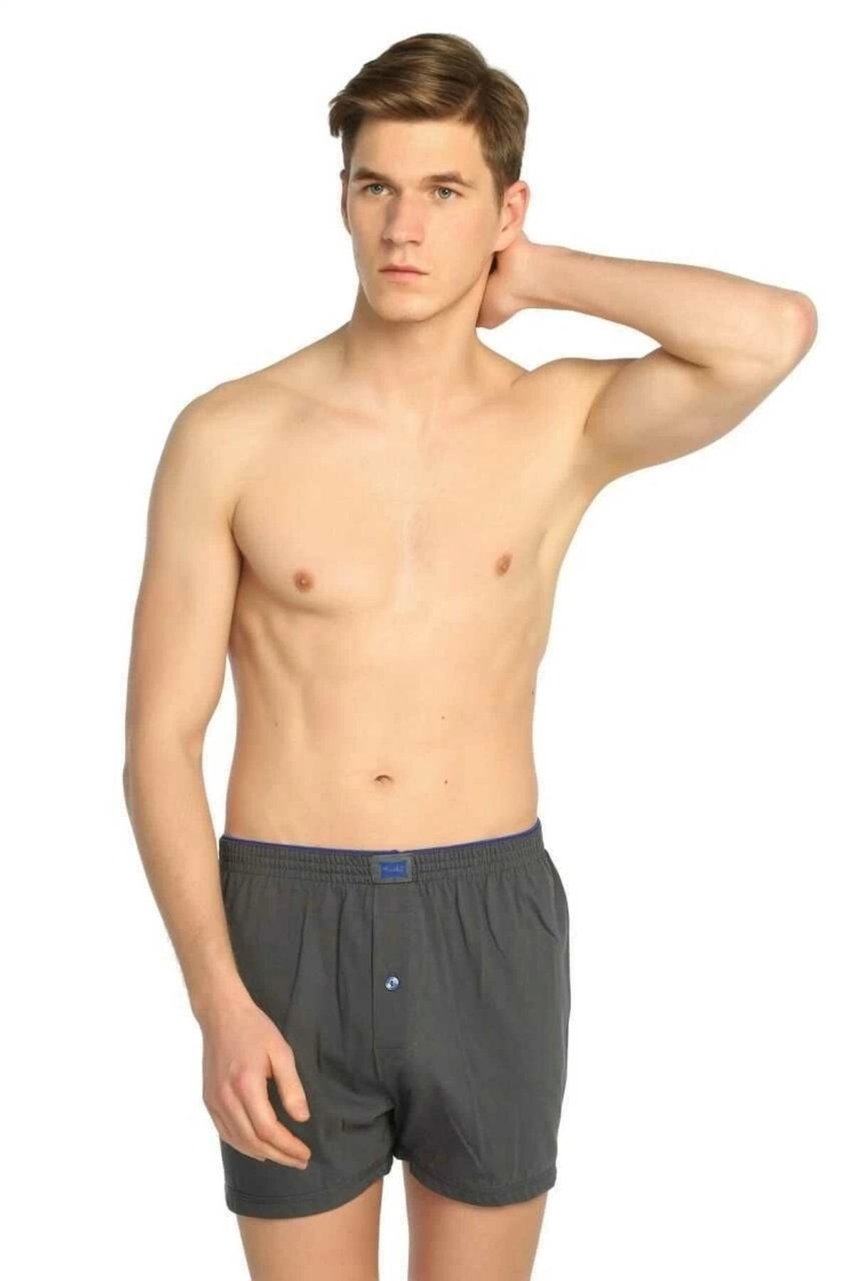 FTT SHOPPING MARKET Tutku 0117 Erkek Penye Düz Boxer