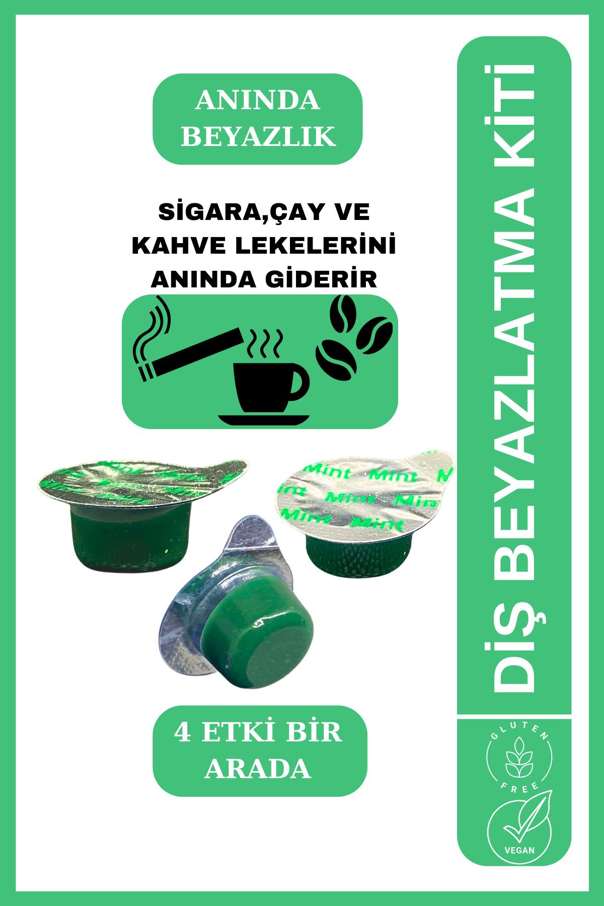 AVANT DENTAL SUPPLY 3 TÜP DİŞ BEYAZLATICI SİGARA ÇAY KAHVE LEKESİ İÇİN PROFESYONEL BAKIM(3 aylık)