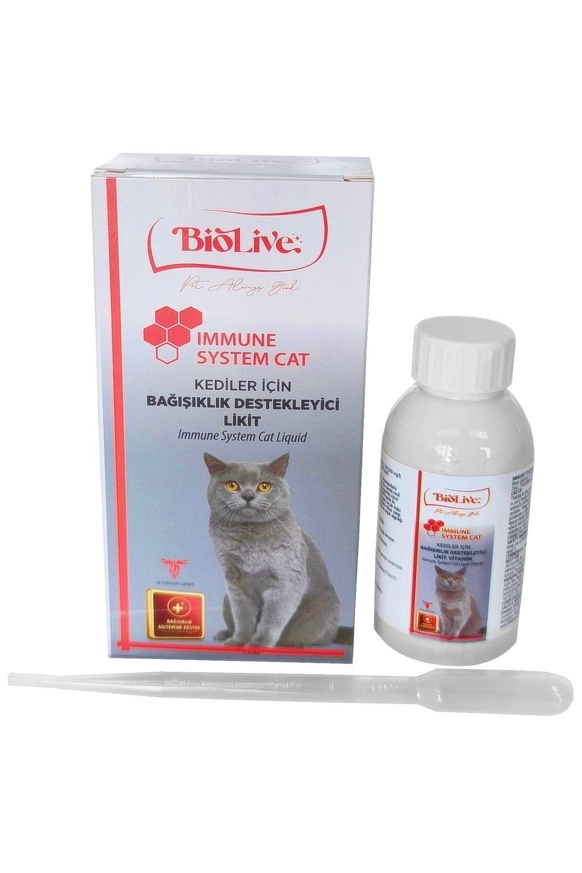 OEM Biolive Immune Cat Kediler İçin Sıvı Vitamin 100ml