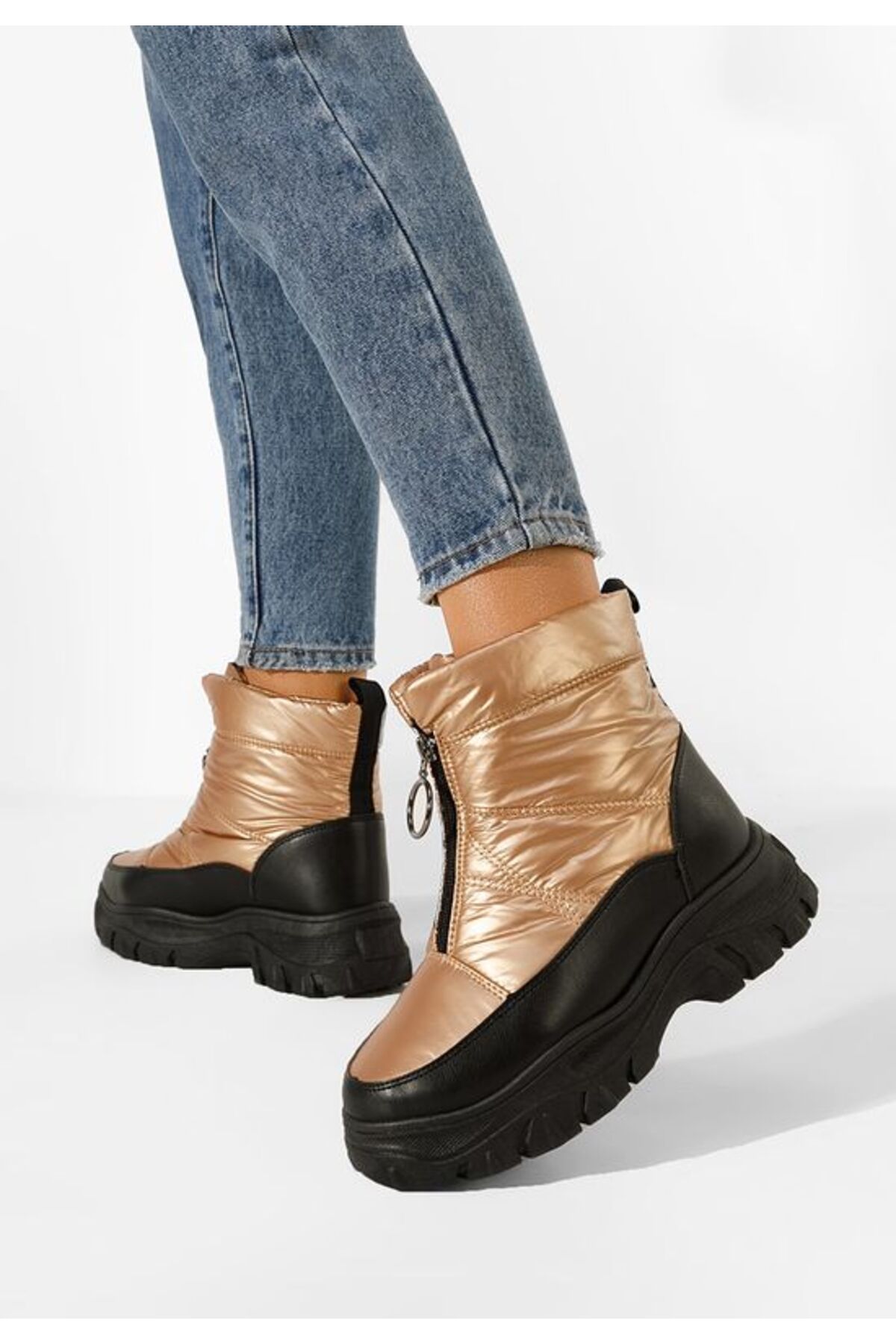 B T Shoes Apreschiuri Dama Aurii Fergie Femeie - 39