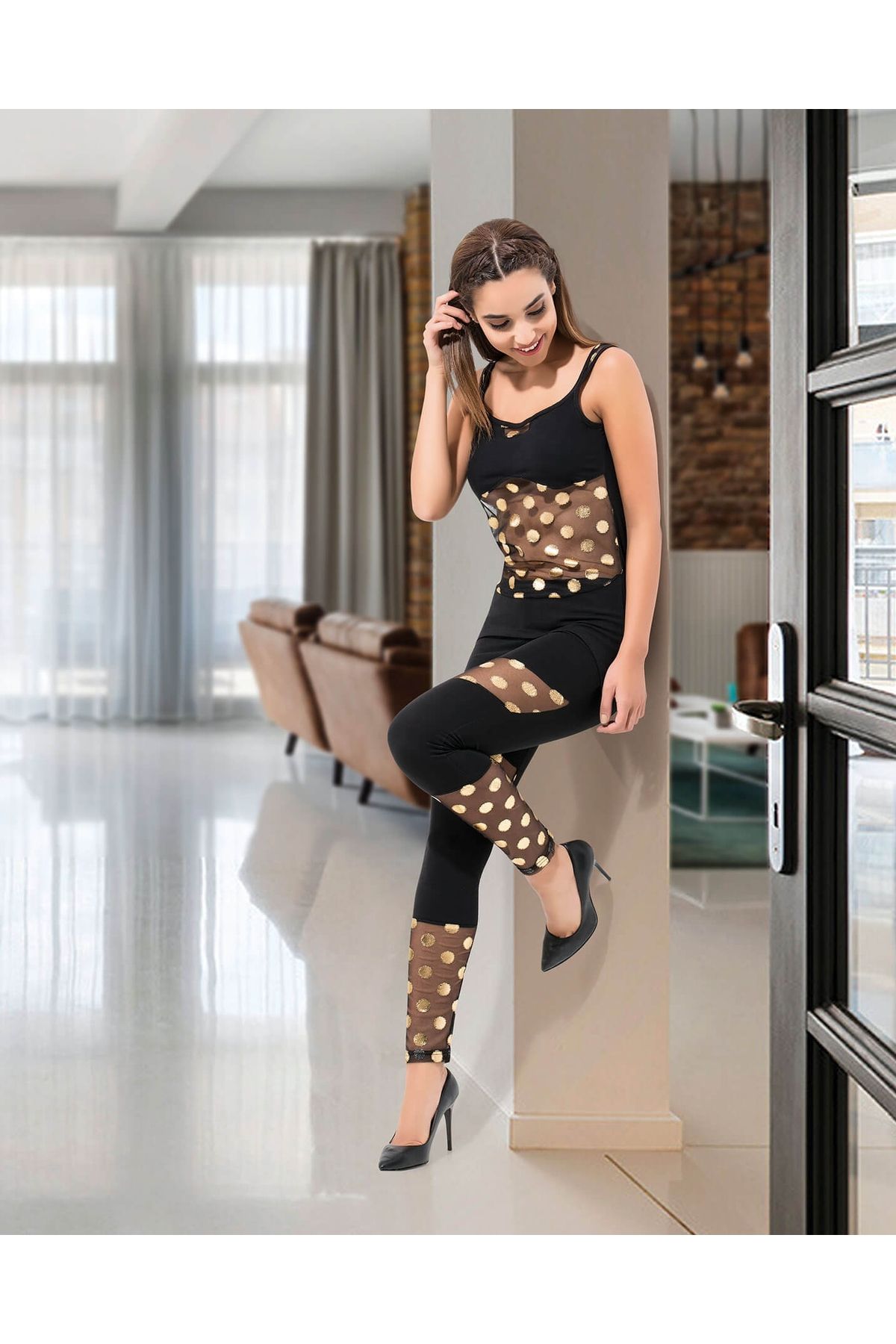FTT SHOPPING MARKET Askılı Kadın Tayt Takım 1501