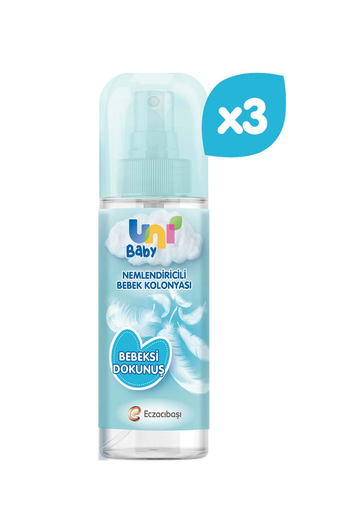 Uni Baby Bebek Bakım Seti ( Bebeksi Kokular Kolonya 3*150 ml Şampuan 3*900ml) fotoğrafı 6 (önizleme)