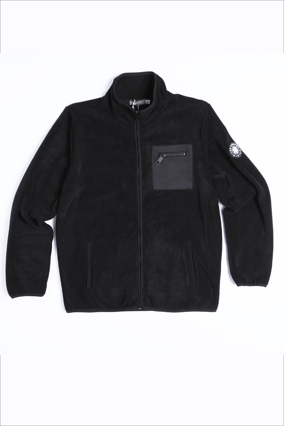 Lee Cooper  Hector Erkek Dik Yaka Sweatshirt Siyah