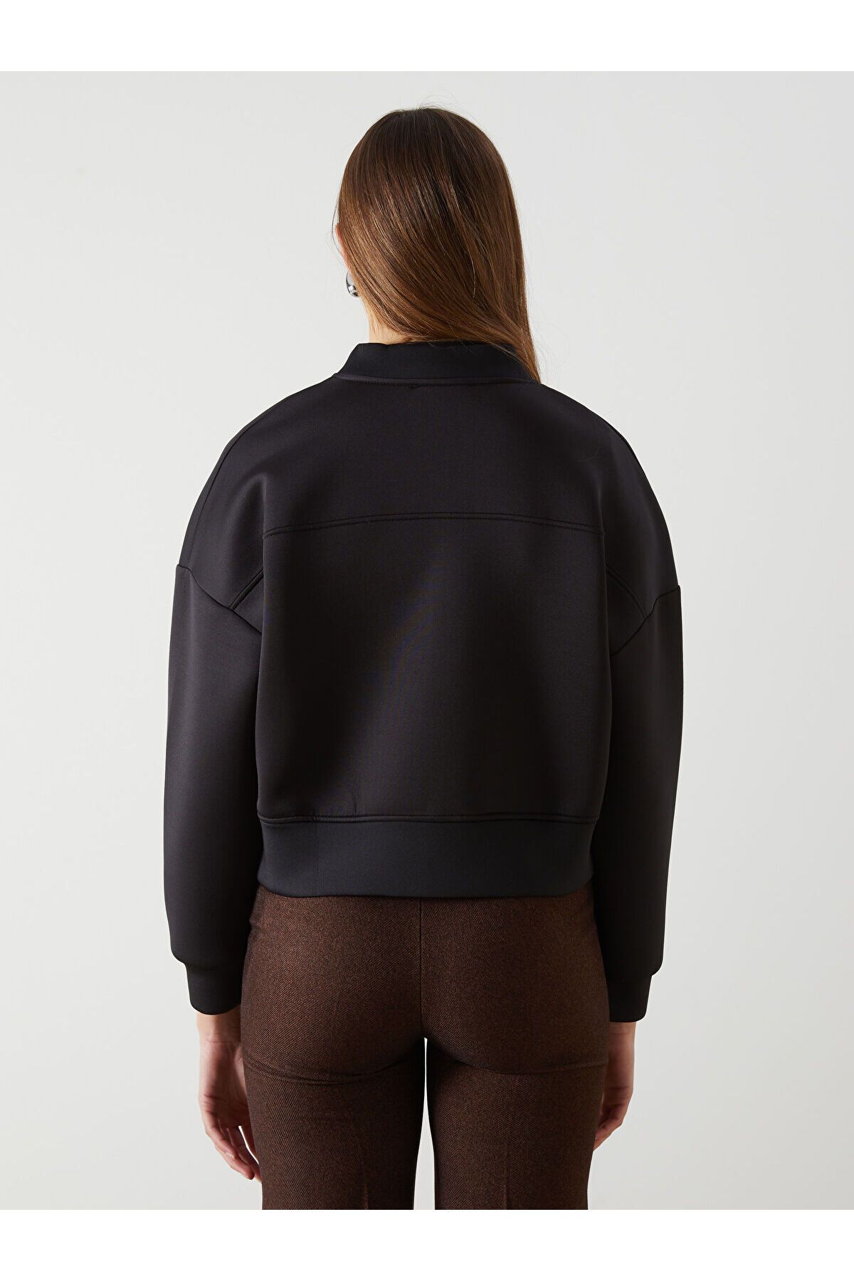 LC Waikiki-Jachetă de colegiu oversize pentru femei 4