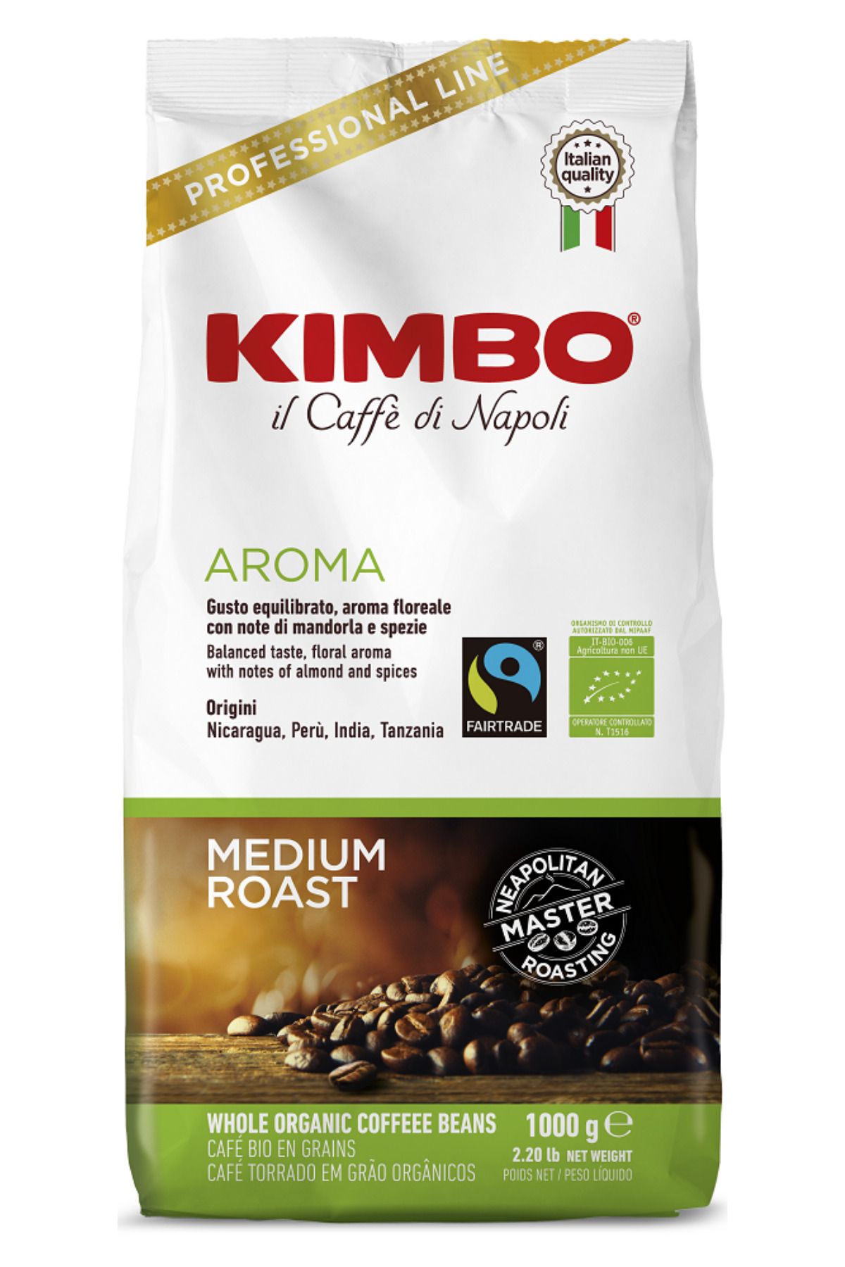 Kimbo Aroma Çekirdek Kahve (1000 gr)