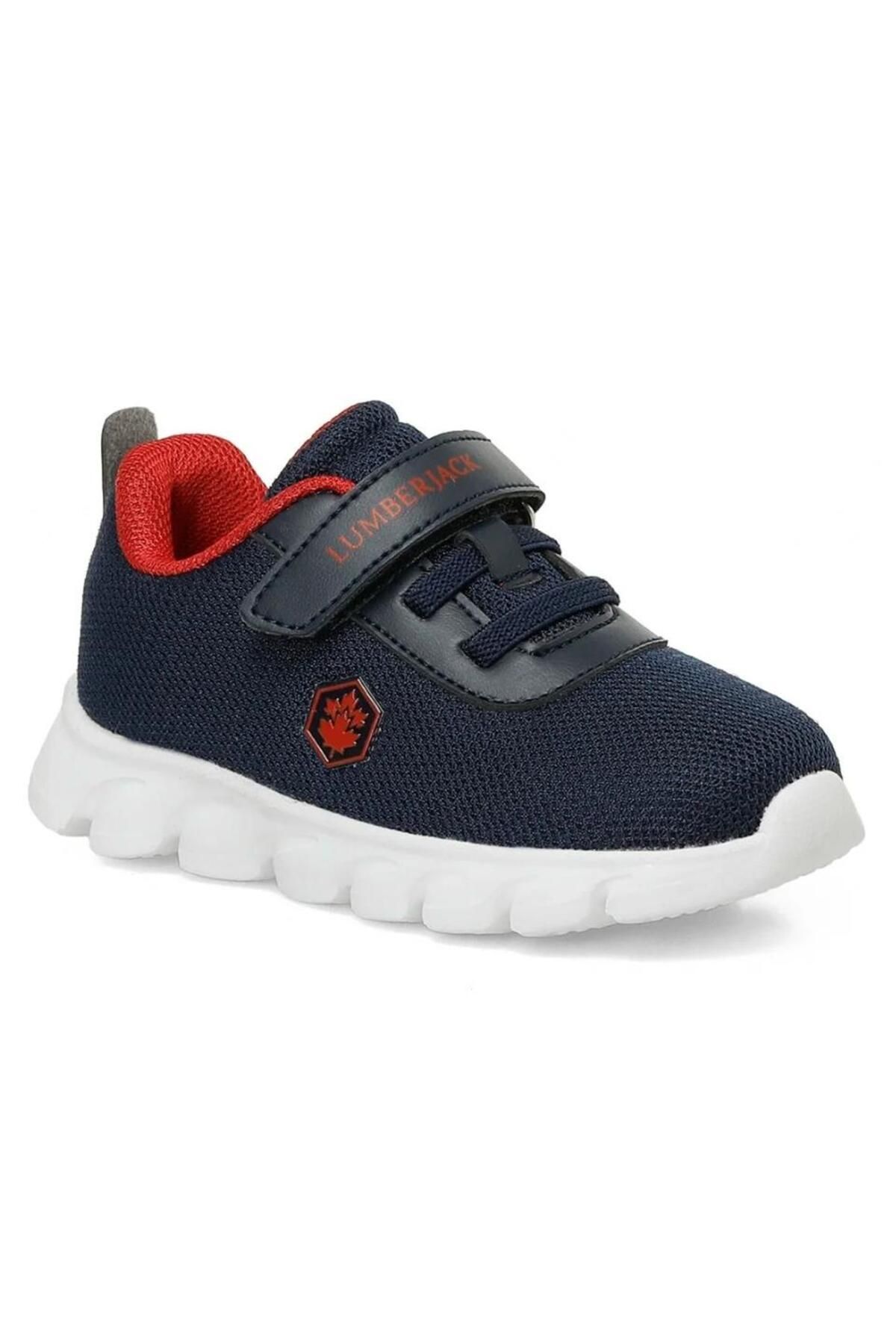 lumberjack-First Bebe 21/25 Children's First Step Velcro Ultra Light Sneaker Sports Shoes 2